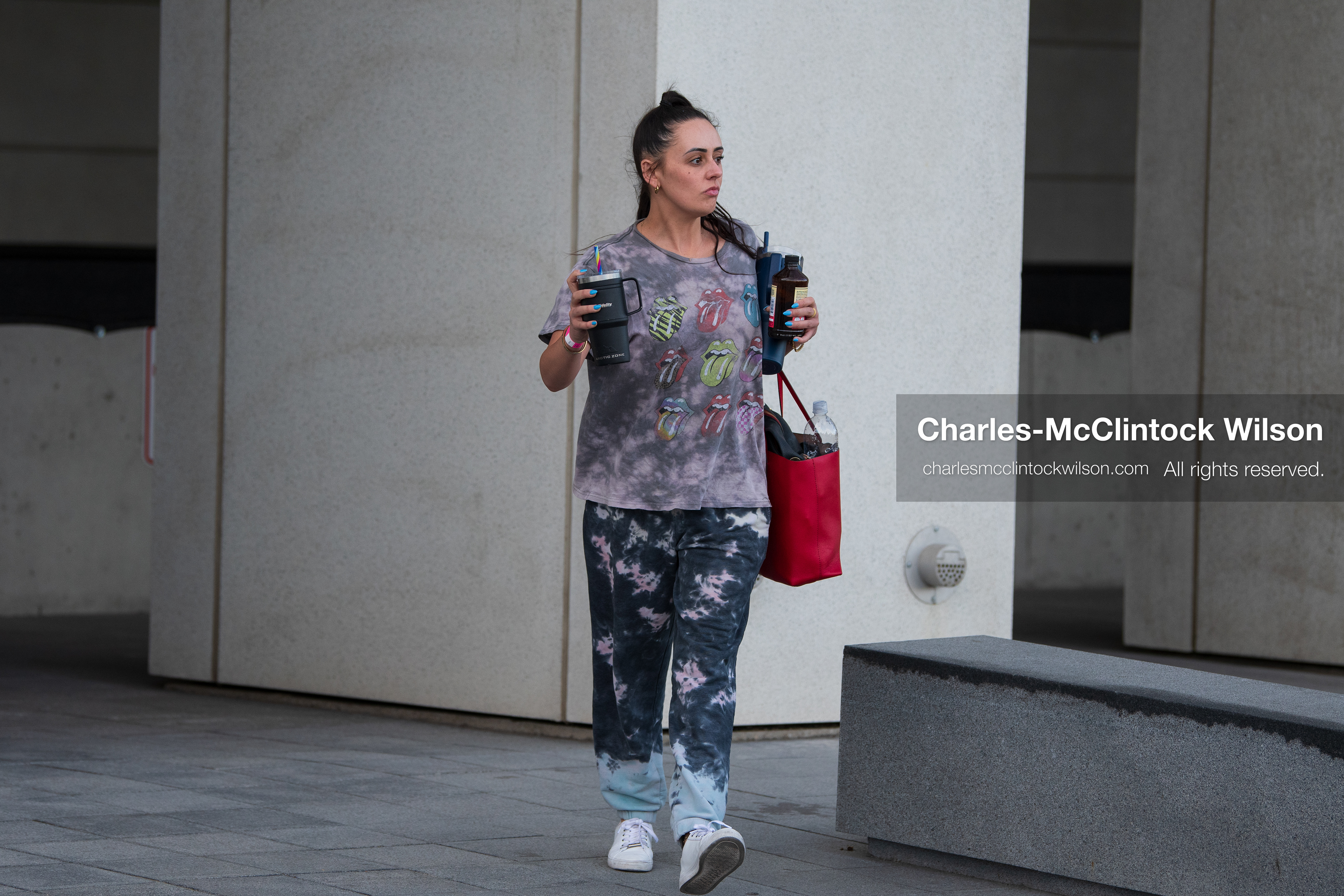 July 10, 2026, Provo, Utah, USA: BRANDI SICILIANI, a YouTuber, walks outside the Fourth District Court in Provo, Utah, during the fifth day of the preliminary hearing in the Tyler Robinson case. (Credit Image: © Charles-McClintock Wilson/ZUMA Press Wire)