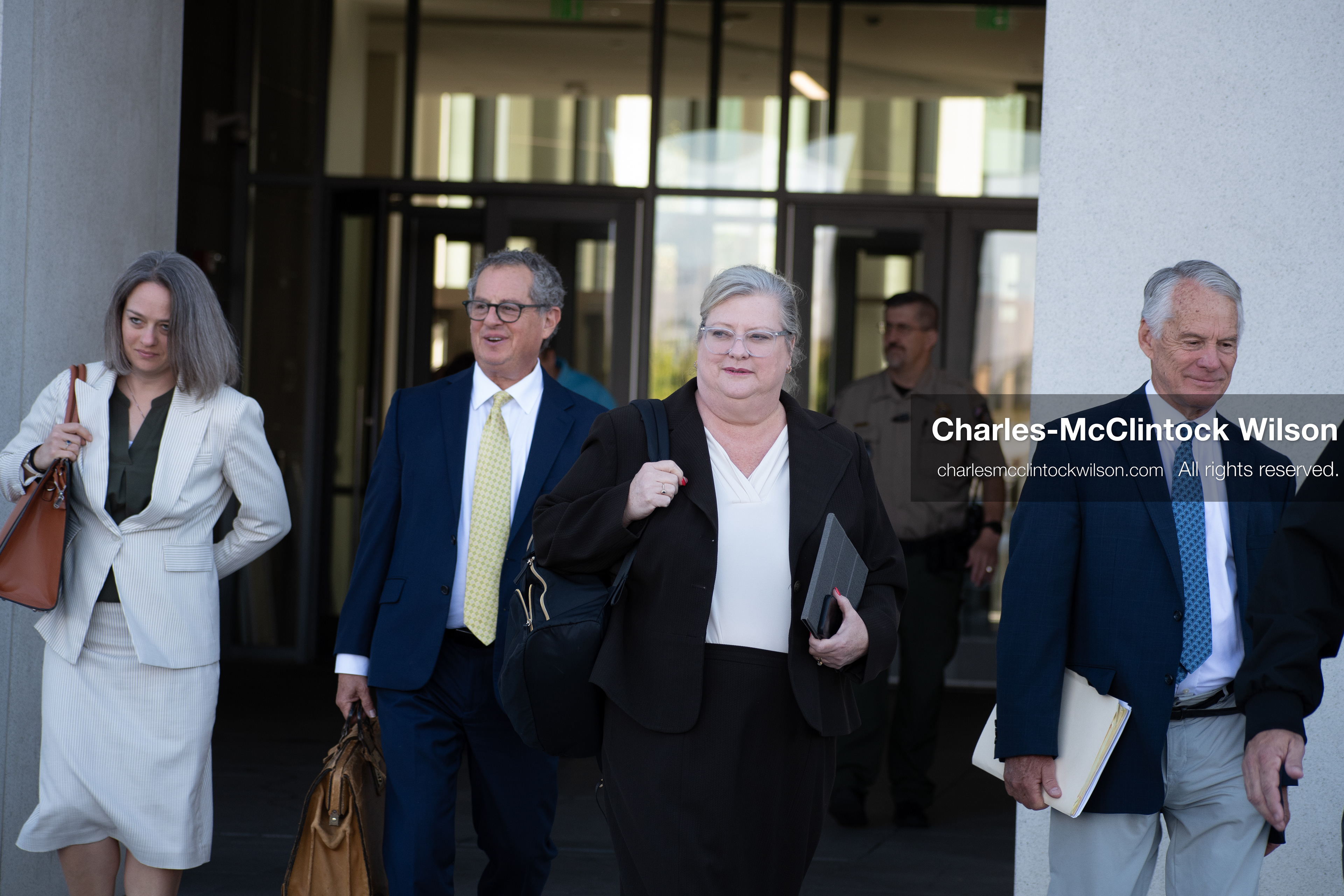 SEPTEMBER 29, 2025 — PROVO, UTAH, USA: Kathryn Nester, attorney for Tyler Robinson, walks outside the Utah County Court ahead of a waiver hearing. Robinson, charged with aggravated murder in the September 10 shooting death of conservative activist Charlie Kirk at Utah Valley University, appeared virtually for the proceedings. (Credit Image: © Charles‑McClintock Wilson / ZUMA Press Wire)