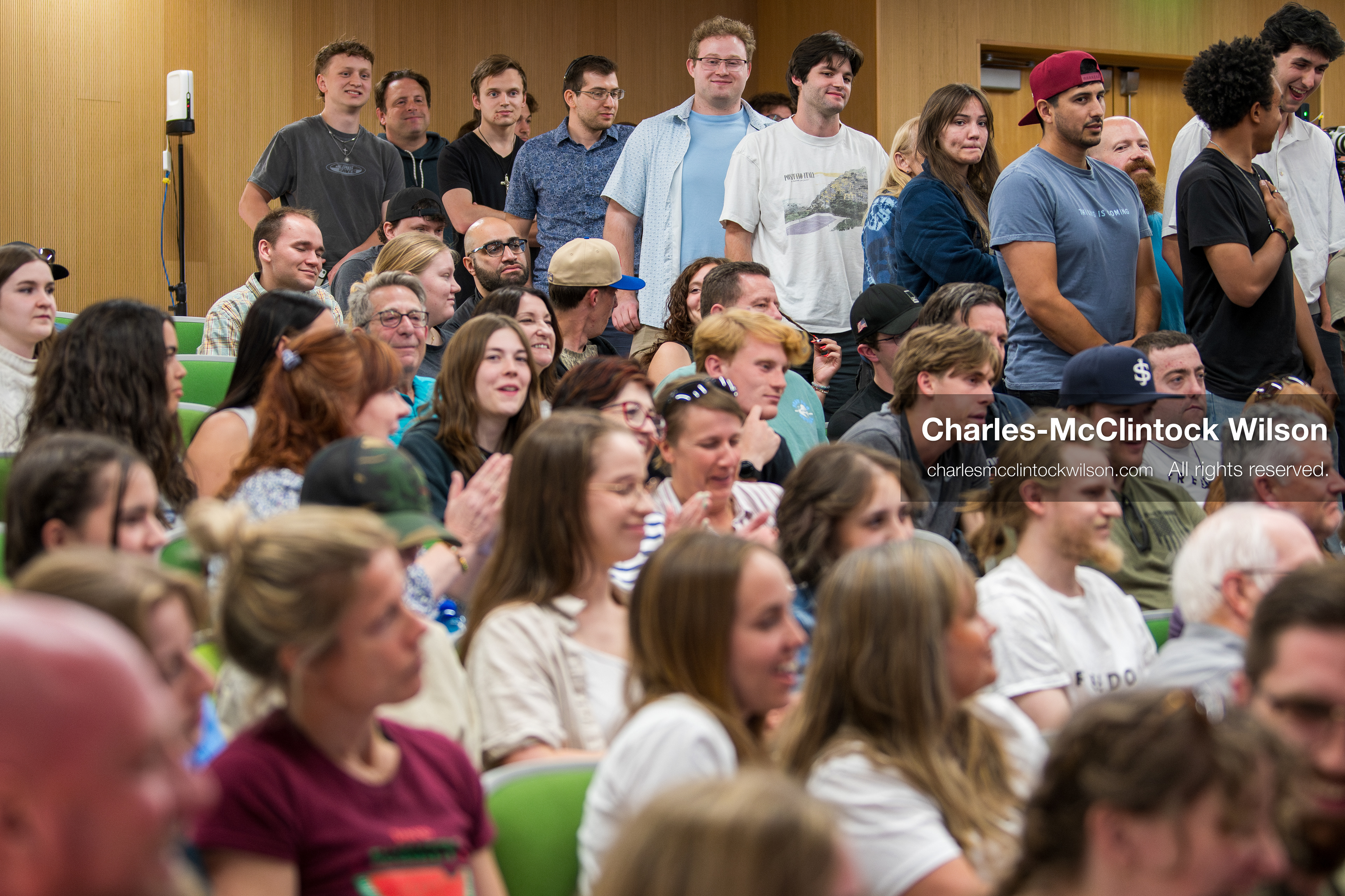 March 26, 2026, Orem, Utah, USA: Audience members fill a lecture hall during Frank Turek’s “Change My Mind” College Tour event at Utah Valley University in Orem, Utah. (Credit Image: © Charles McClintock Wilson/ZUMA Press Wire)