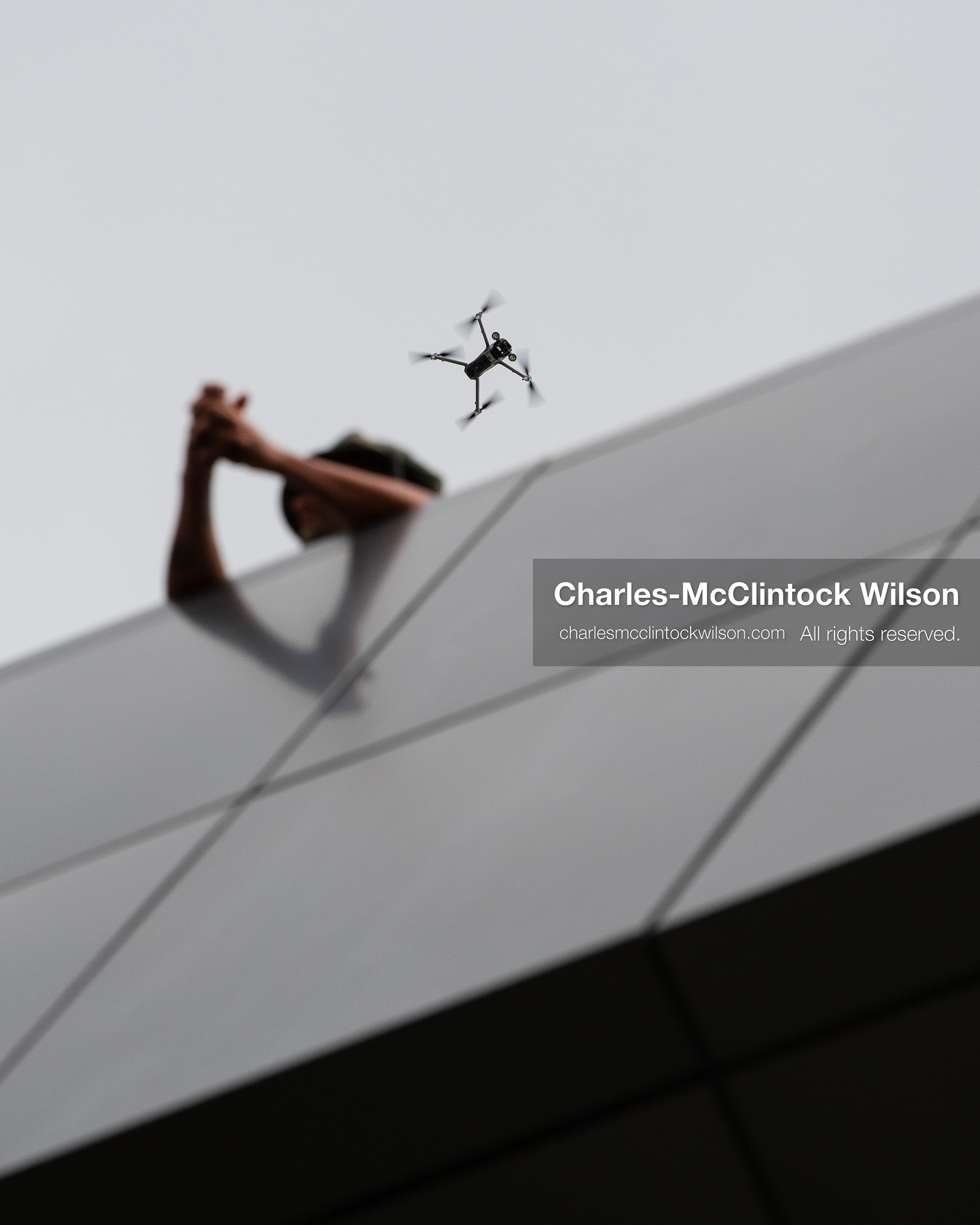 July 9, 2026, Provo, Utah, USA: A drone flies above the Fourth District Court in Provo, Utah, during the fourth day of the preliminary hearing in the Tyler Robinson case. (Credit Image: © Charles-McClintock Wilson/ZUMA Press Wire)