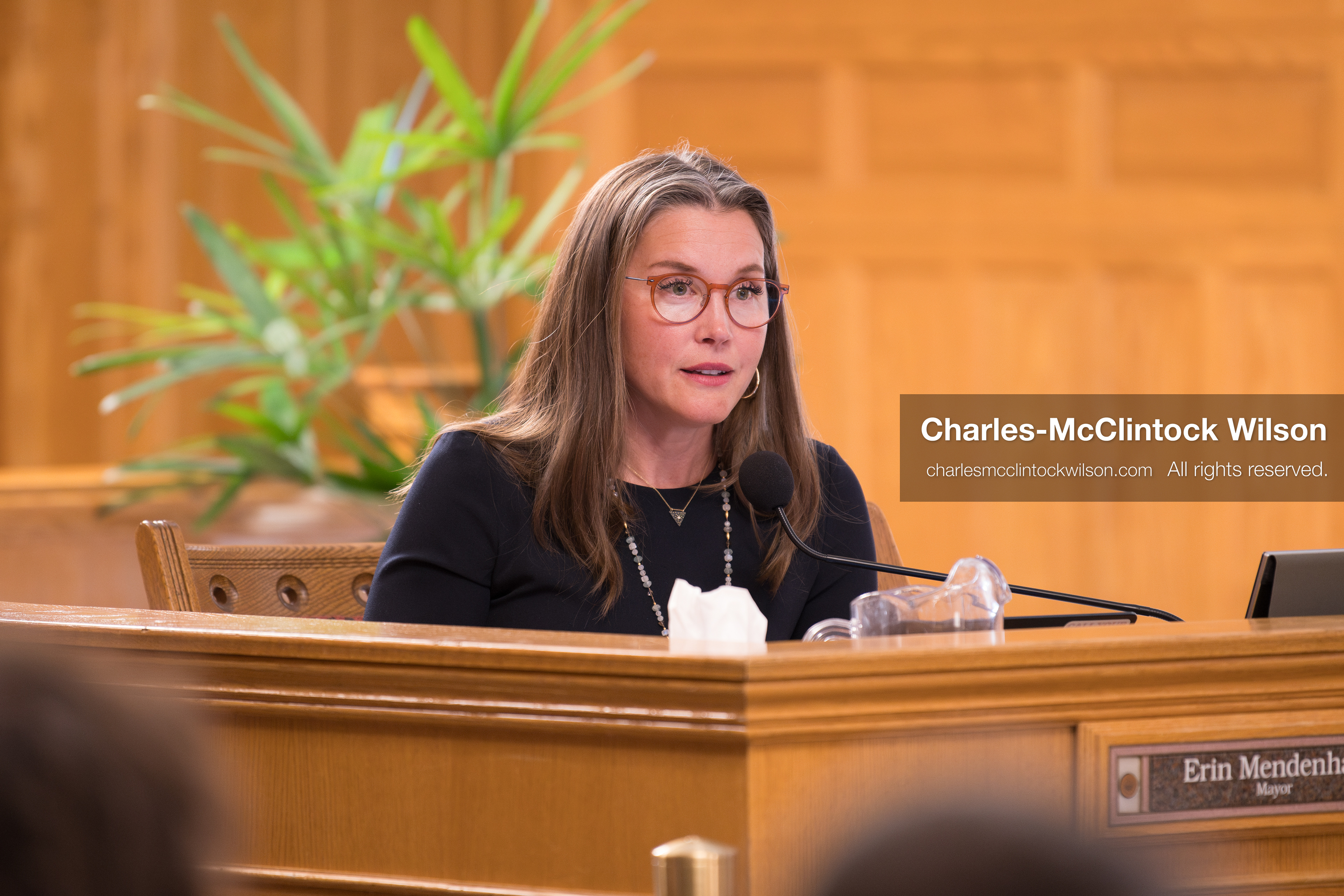 May 5, 2026, Salt Lake City, Utah, USA: Salt Lake City Mayor ERIN MENDENHALL speaks during the Salt Lake City Council's formal meeting in Salt Lake City on Tuesday, May 5, 2026. The meeting included public hearings on a proposed camping and public property ordinance. (Credit Image: © Charles-McClintock Wilson/ZUMA Press Wire)