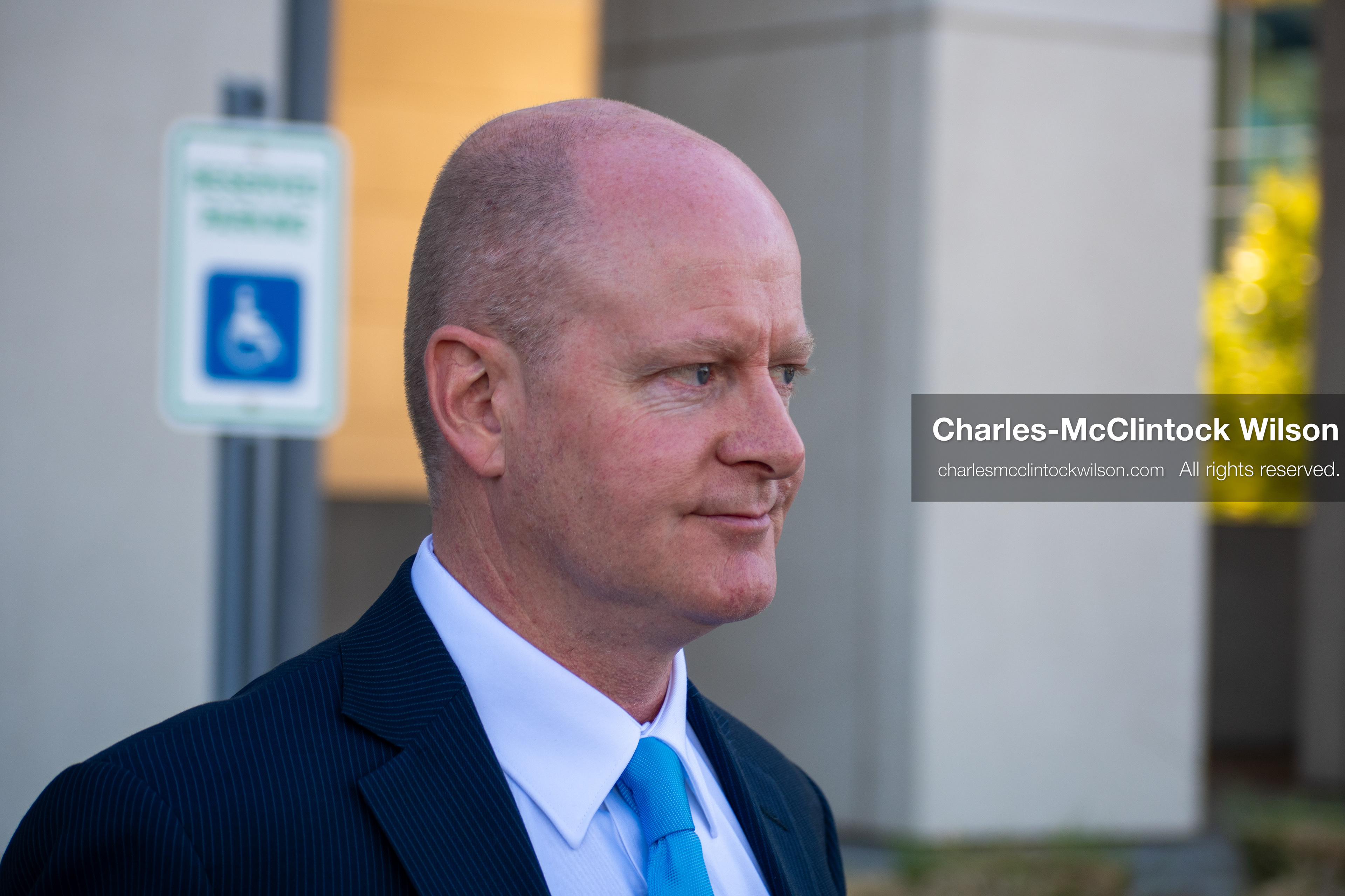 SEPTEMBER 29, 2025 — PROVO, UTAH, USA: Chad Grunander, prosecutor with the Utah County Attorney’s Office, walks outside the Utah County Court ahead of a waiver hearing for Tyler Robinson. Robinson, charged with aggravated murder in the September 10 shooting death of conservative activist Charlie Kirk at Utah Valley University, appeared virtually for the proceedings. (Credit Image: © Charles‑McClintock Wilson / ZUMA Press Wire)
