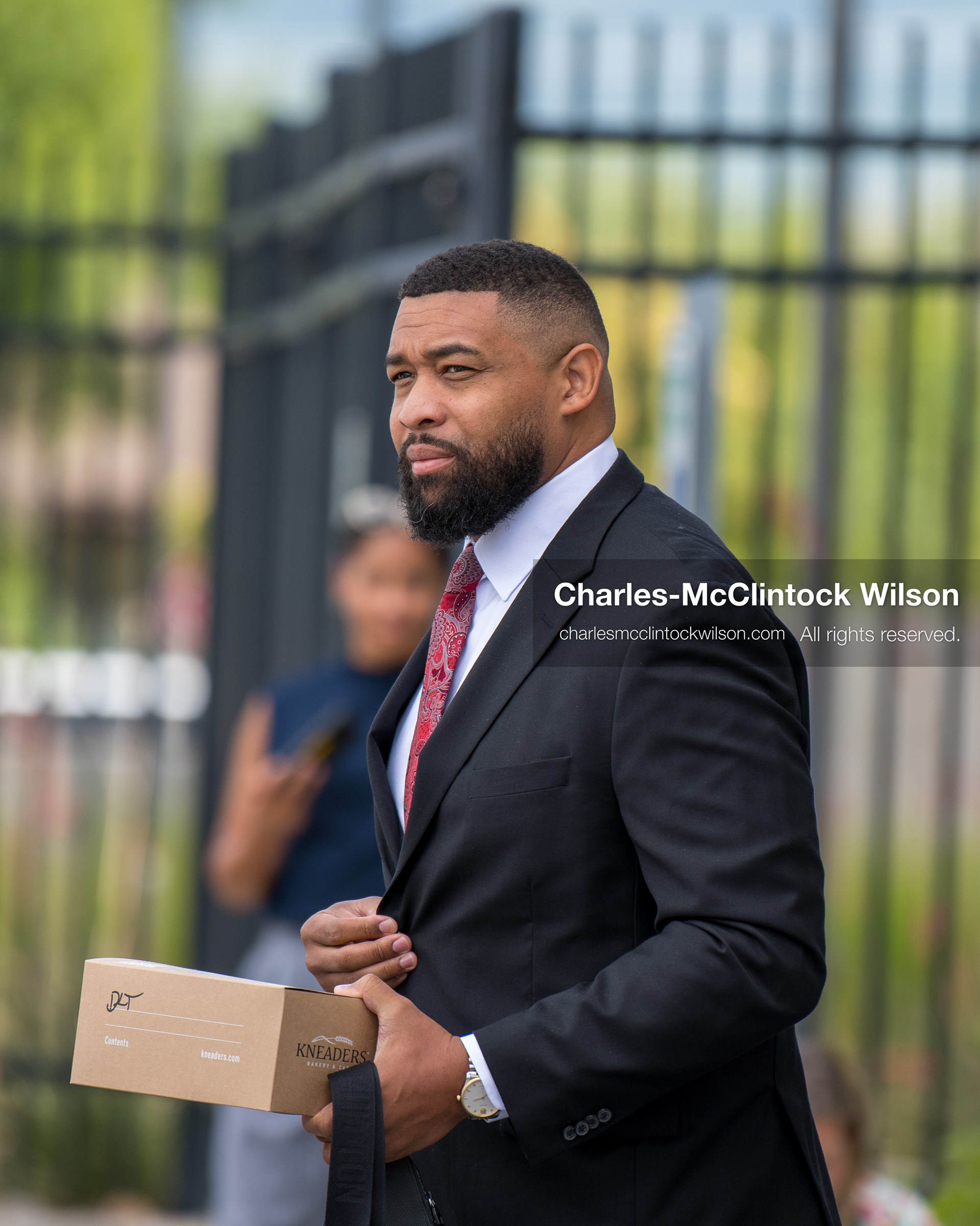 July 6, 2026, Provo, Utah, USA: BRANDON TATUM, a conservative commentator and former police officer, leaves the Fourth District Court in Provo following a preliminary hearing in the Tyler Robinson case. Prosecutors are presenting evidence to determine whether probable cause exists for the case to proceed to trial, after Charlie Kirk was fatally shot at Utah Valley University in 2025. (Credit Image: © Charles-McClintock Wilson/ZUMA Press Wire)