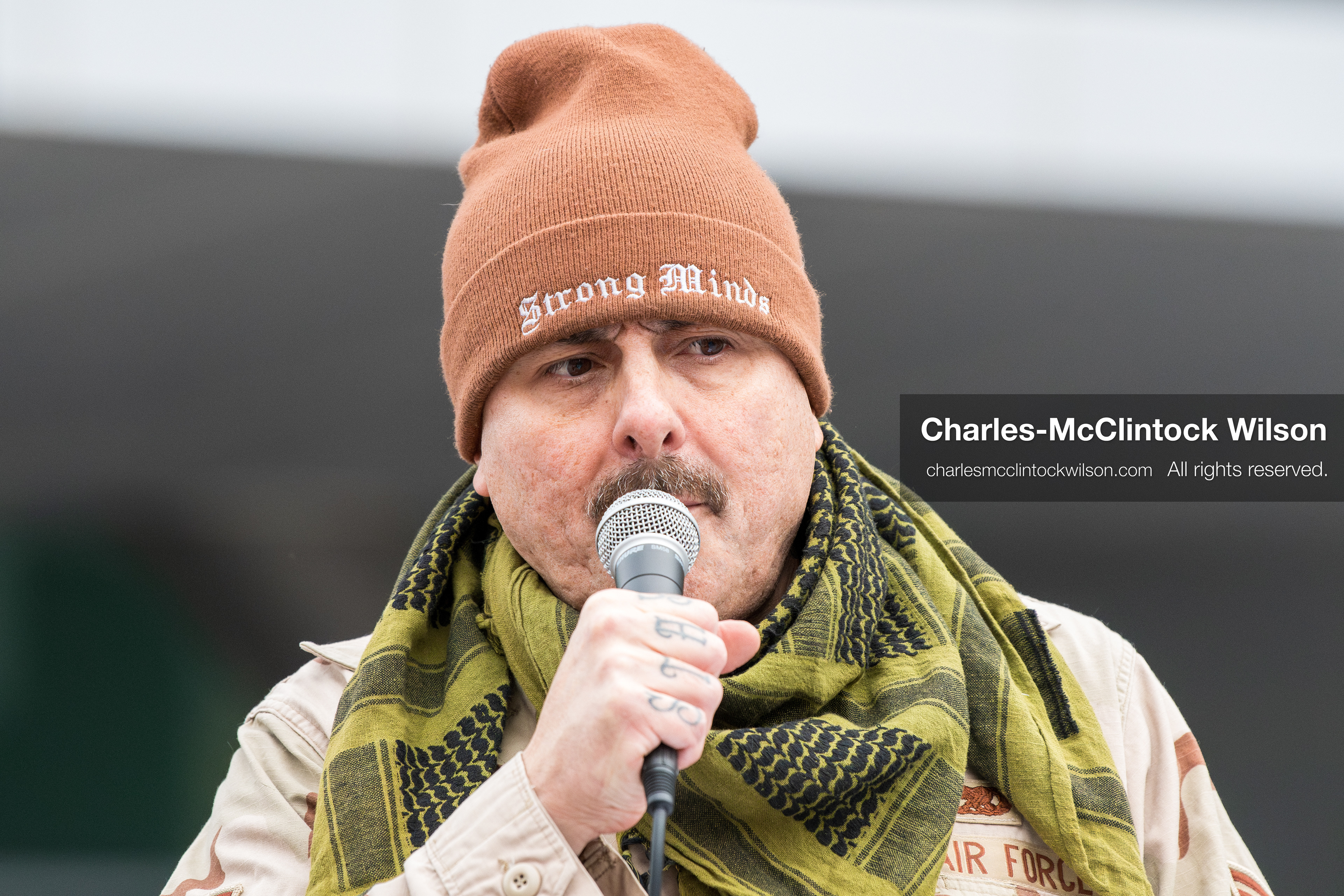 January 3, 2026, Salt Lake City, Utah, USA: A speaker addresses demonstrators during a protest against US military action in Venezuela outside the Wallace Federal Building in Salt Lake City, Utah. The protest was part of a nationwide mobilization opposing airstrikes and foreign intervention. (Credit Image: (c) Charles‑McClintock Wilson/ZUMA Press Wire)