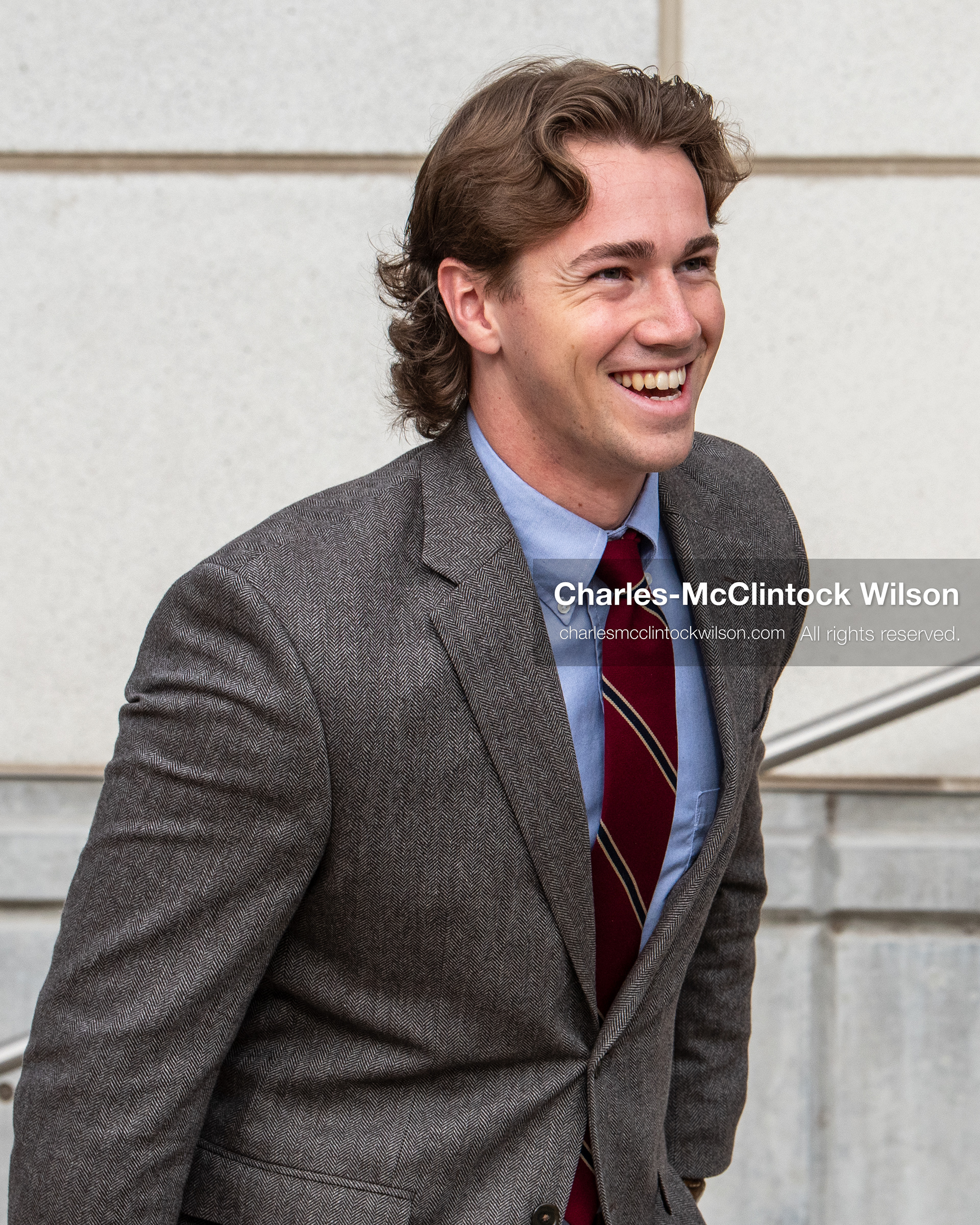 July 10, 2026, Provo, Utah, USA: KAI SCHWEMMER, a conservative activist and political director with College Republicans of America, arrives at the Fourth District Court in Provo, Utah, during the fifth day of the preliminary hearing in the Tyler Robinson case. (Credit Image: © Charles-McClintock Wilson/ZUMA Press Wire)