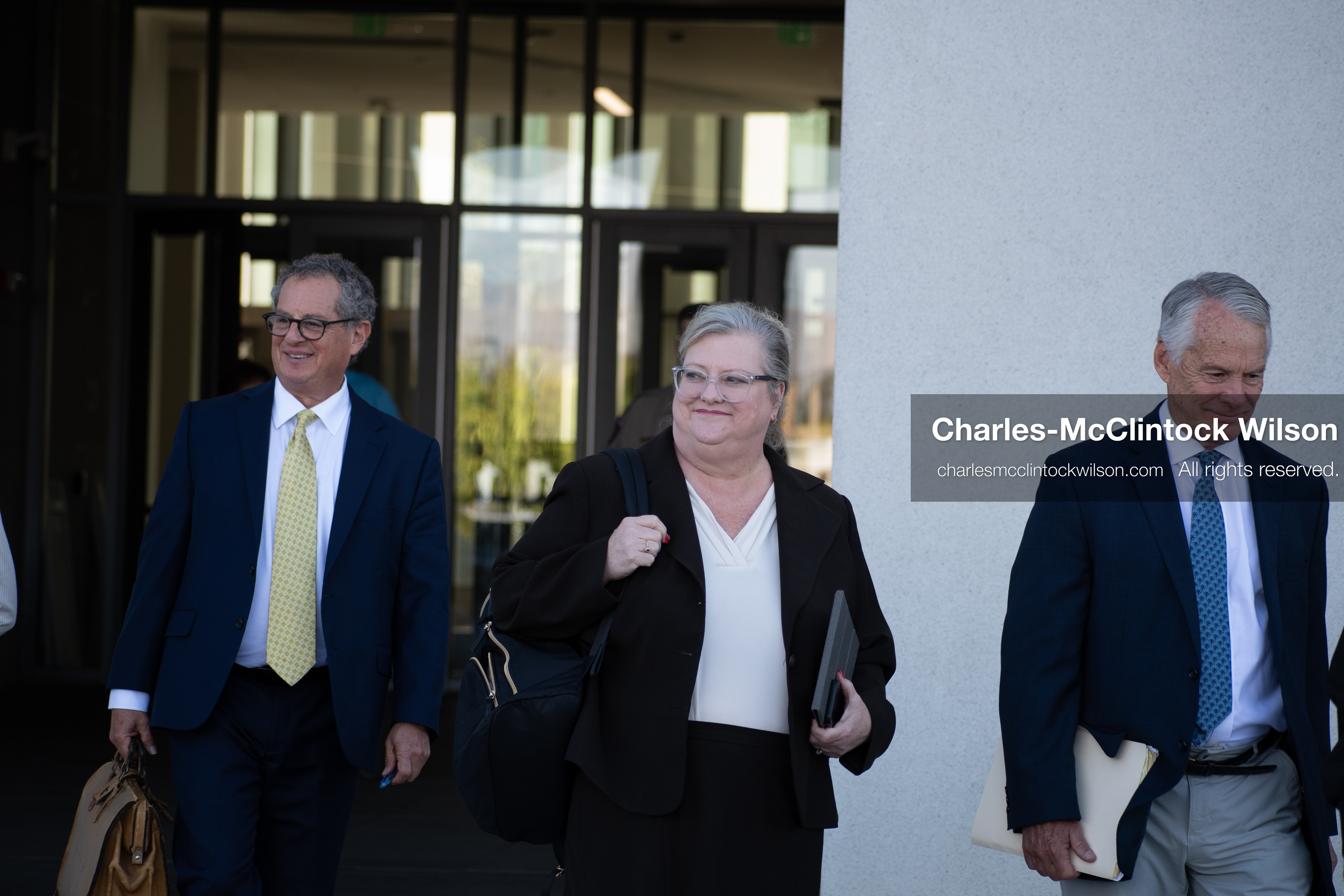 SEPTEMBER 29, 2025 — PROVO, UTAH, USA: Kathryn Nester, attorney for Tyler Robinson, walks outside the Utah County Court ahead of a waiver hearing. Robinson, charged with aggravated murder in the September 10 shooting death of conservative activist Charlie Kirk at Utah Valley University, appeared virtually for the proceedings. (Credit Image: © Charles‑McClintock Wilson / ZUMA Press Wire)
