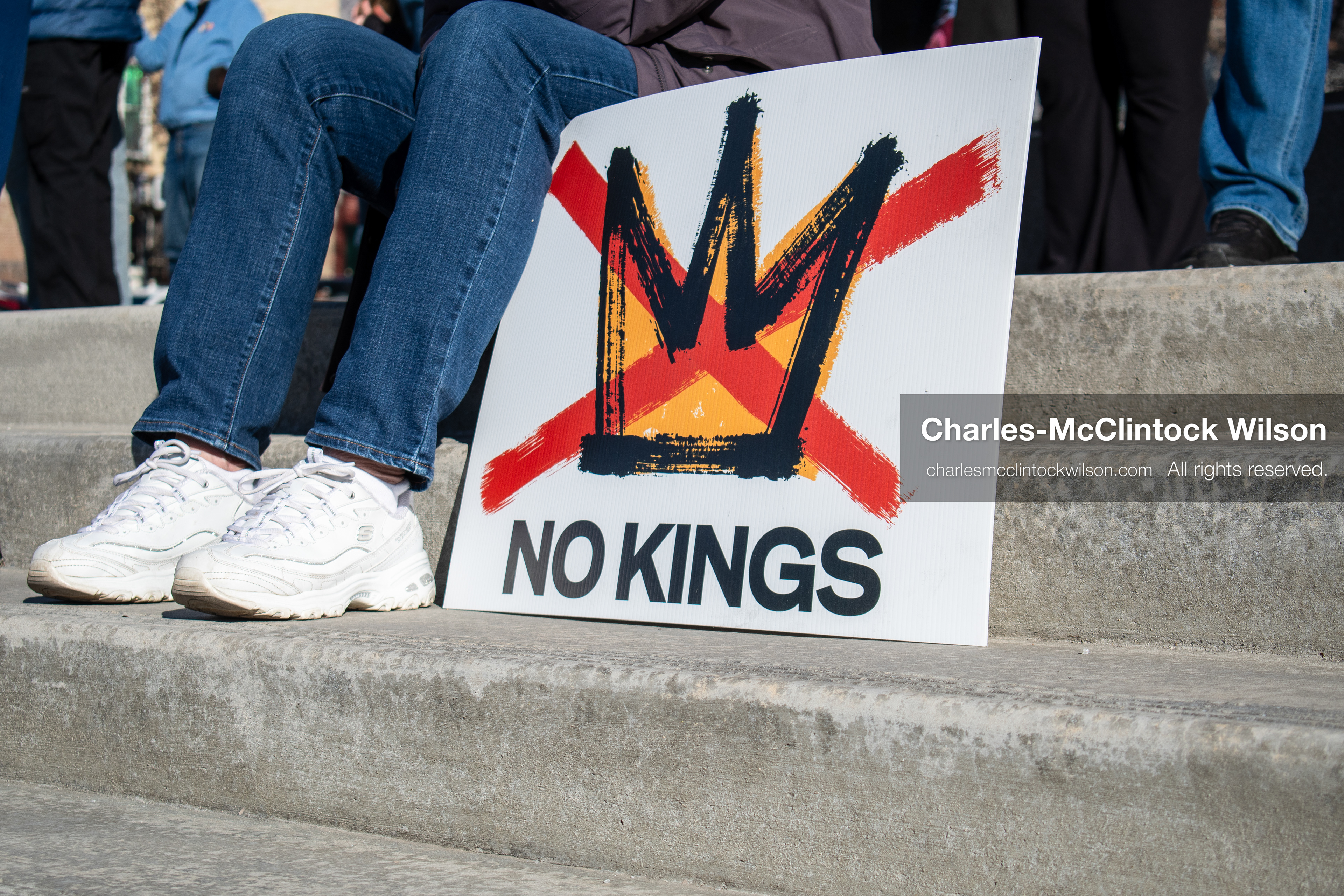 January 20, 2026, Provo, Utah, USA: A protest sign is displayed on the steps outside Provo City Hall during the Free America Walkout in Provo Utah on January 20 2026. The nationwide protest called for justice immigration reform and an end to detention practices. (Credit Image: © Charles-McClintock Wilson/ZUMA Press Wire)