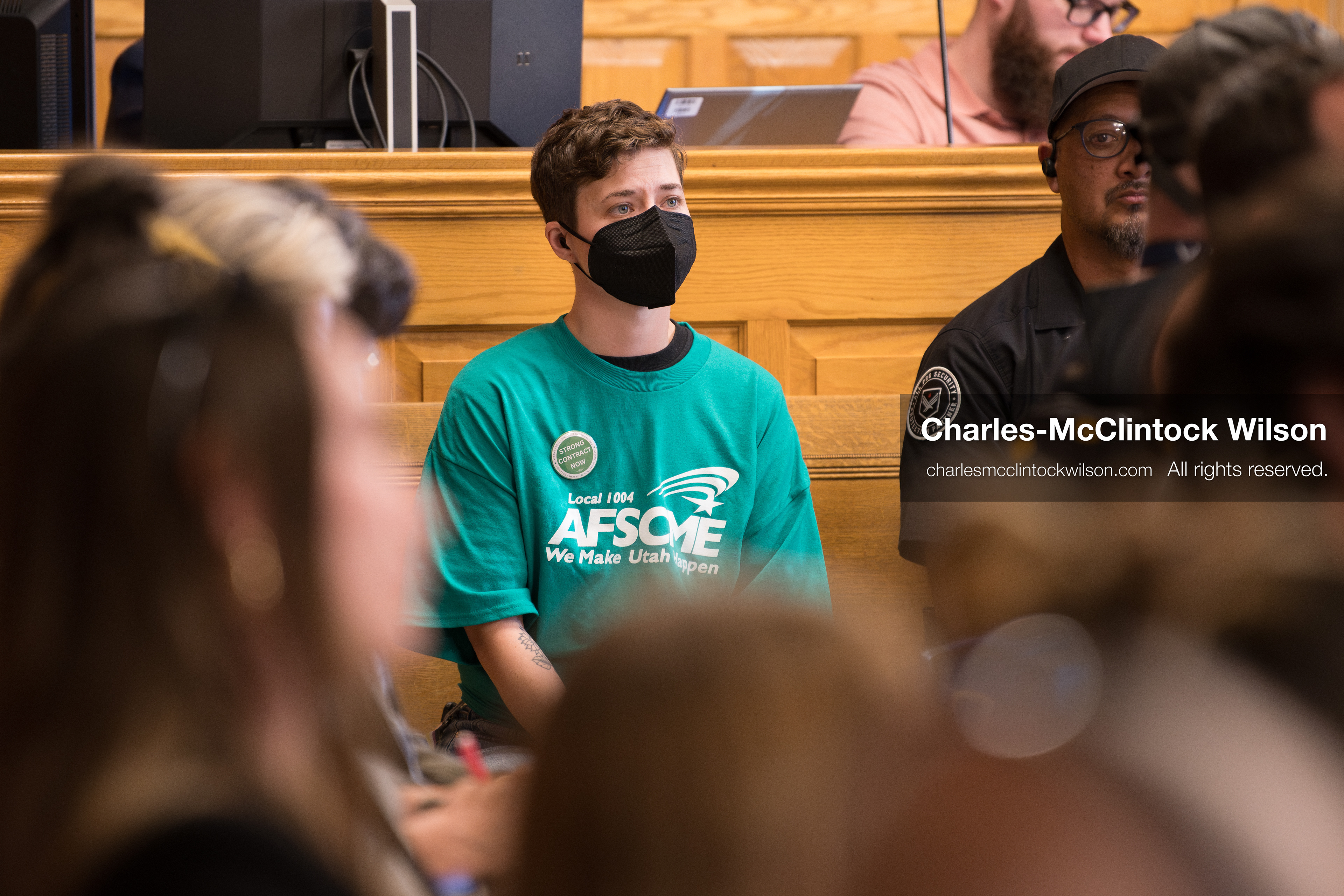 May 5, 2026, Salt Lake City, Utah, USA: People listen during the Salt Lake City Council's formal meeting in Salt Lake City on Tuesday, May 5, 2026. (Credit Image: © Charles-McClintock Wilson/ZUMA Press Wire)