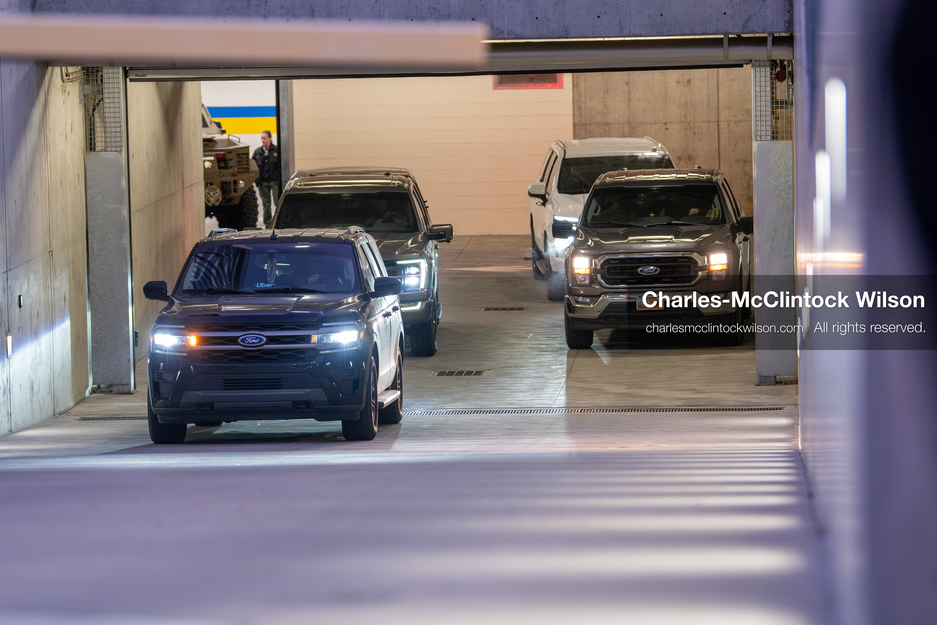 January 16, 2026, Provo, Utah, USA: A law enforcement armored vehicle leaves the Fourth Judicial District Courthouse in Provo, Utah, carrying Tyler Robinson after his court appearance on January 16, 2026. Robinson is the alleged killer of US conservative figure Charlie Kirk, who was fatally shot during an event at Utah Valley University. (Credit Image: © Charles-McClintock Wilson/ZUMA Press Wire)