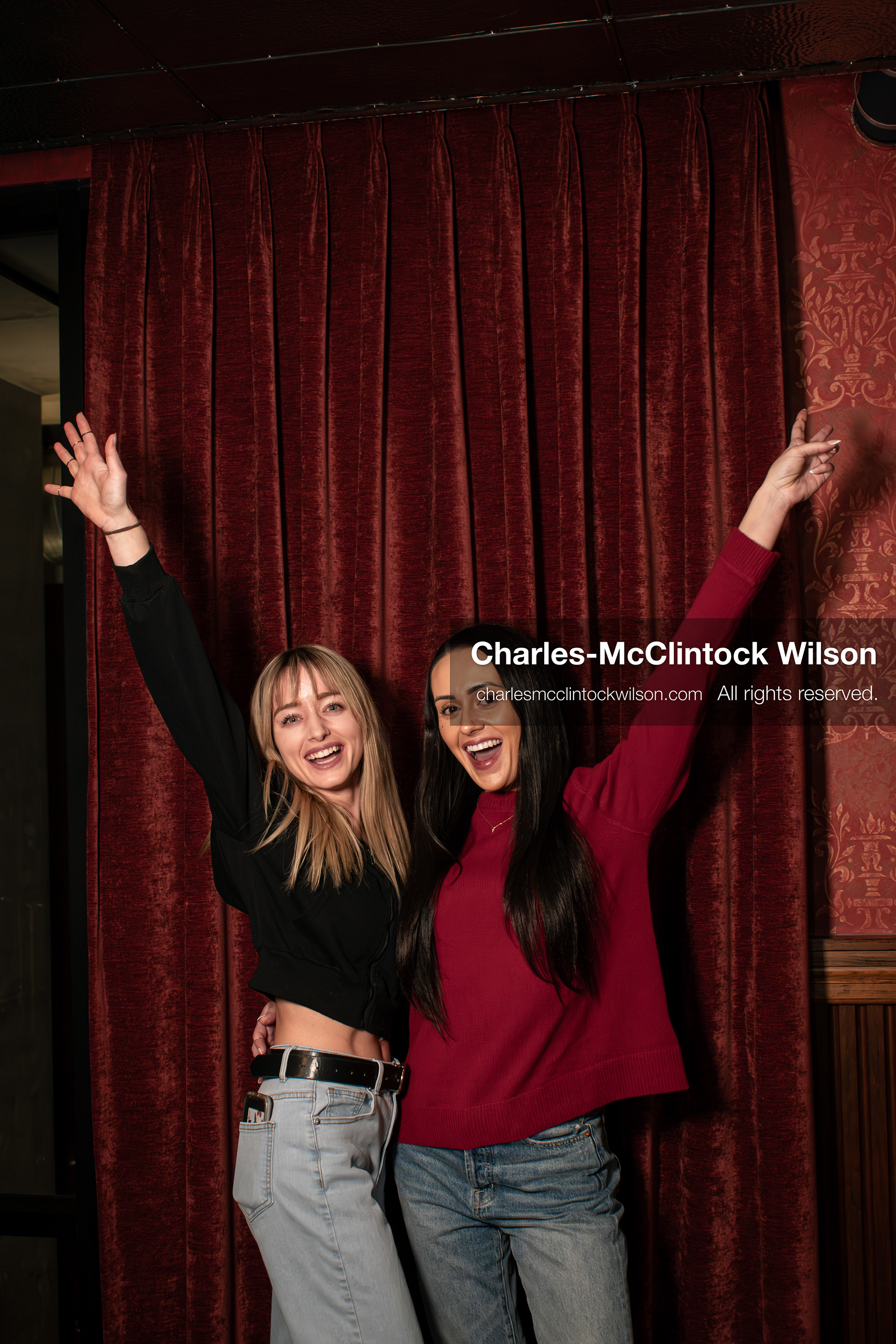 November 22, 2025 – Salt Lake City, Utah, USA: Billie Webb and Brandi Siciliani pose for a photo following the recording of an episode of The Brandi & Billie Show. The independently produced podcast is known for its long-form commentary on politics, culture, and major world events. (Credit Image: © Charles‑McClintock Wilson)