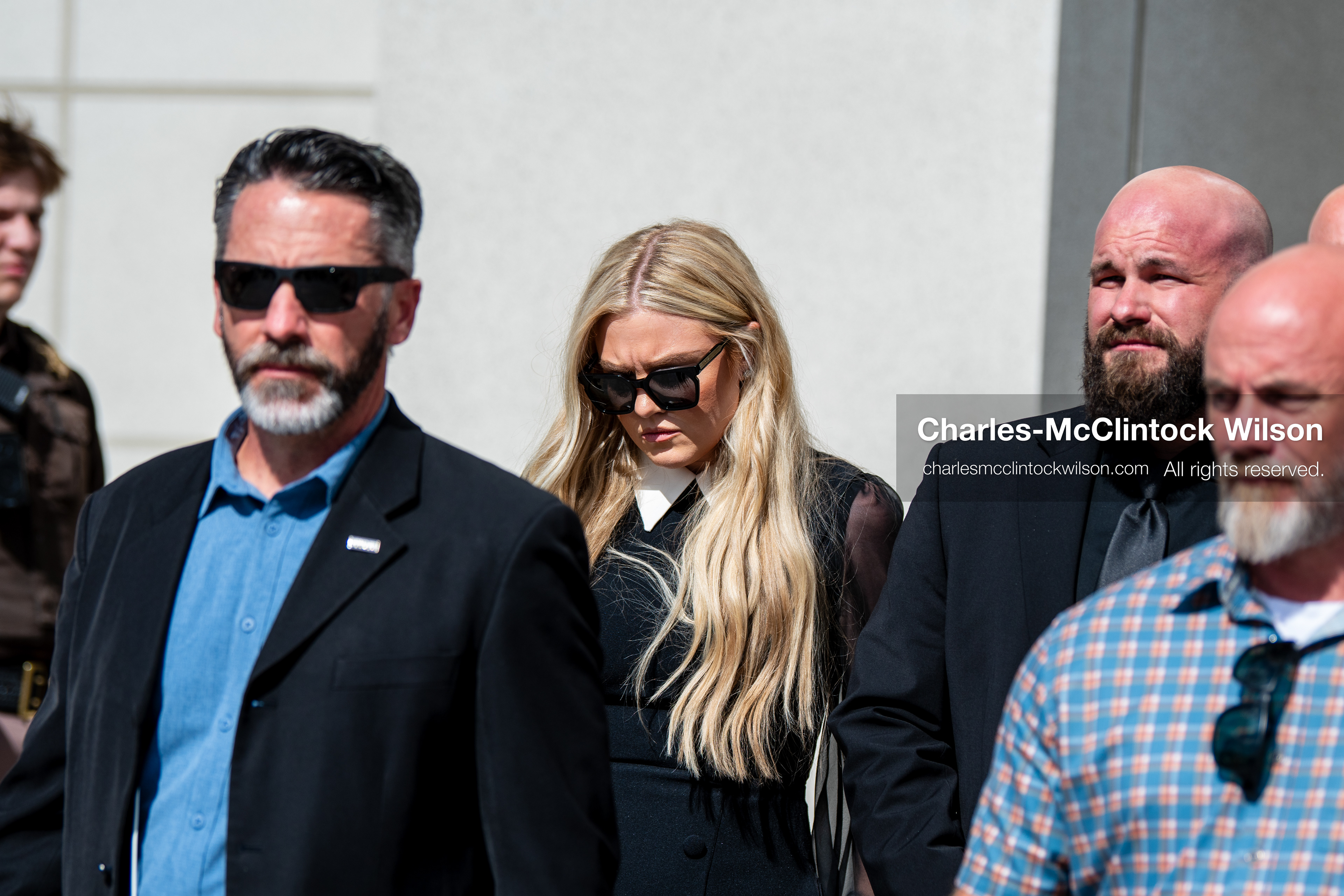  July 6, 2026, Provo, Utah, USA: ERIKA KIRK, CEO of Turning Point USA and widow of conservative activist Charlie Kirk, leaves the Fourth District Court in Provo following the preliminary hearing in the Tyler Robinson case. The hearing will determine whether prosecutors have established probable cause for the case to proceed. (Credit Image: © Charles-McClintock Wilson/ZUMA Press Wire)