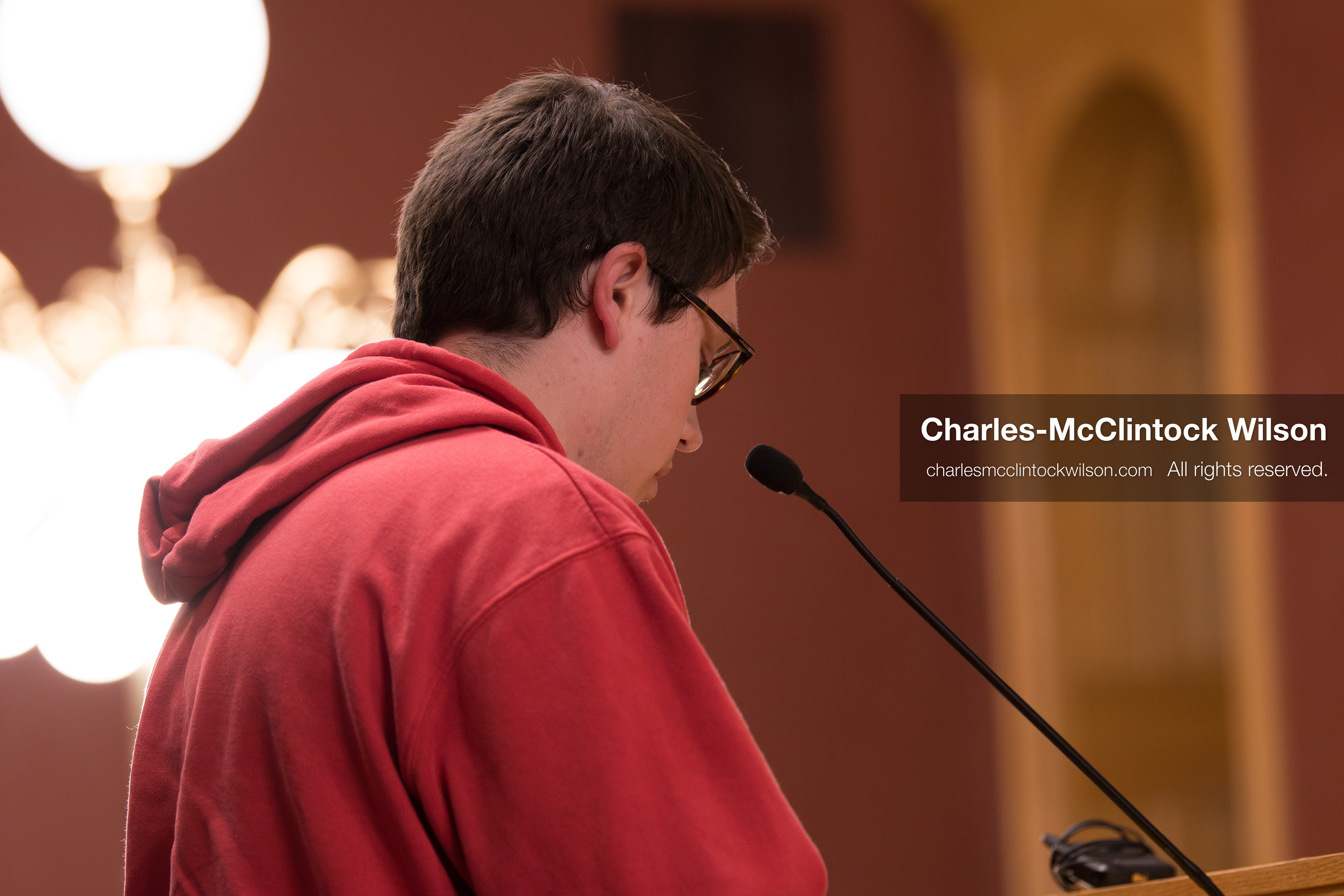 May 5, 2026, Salt Lake City, Utah, USA: A resident speaks during the public comment period of the Salt Lake City Council's formal meeting in Salt Lake City on Tuesday, May 5, 2026. (Credit Image: © Charles-McClintock Wilson/ZUMA Press Wire)