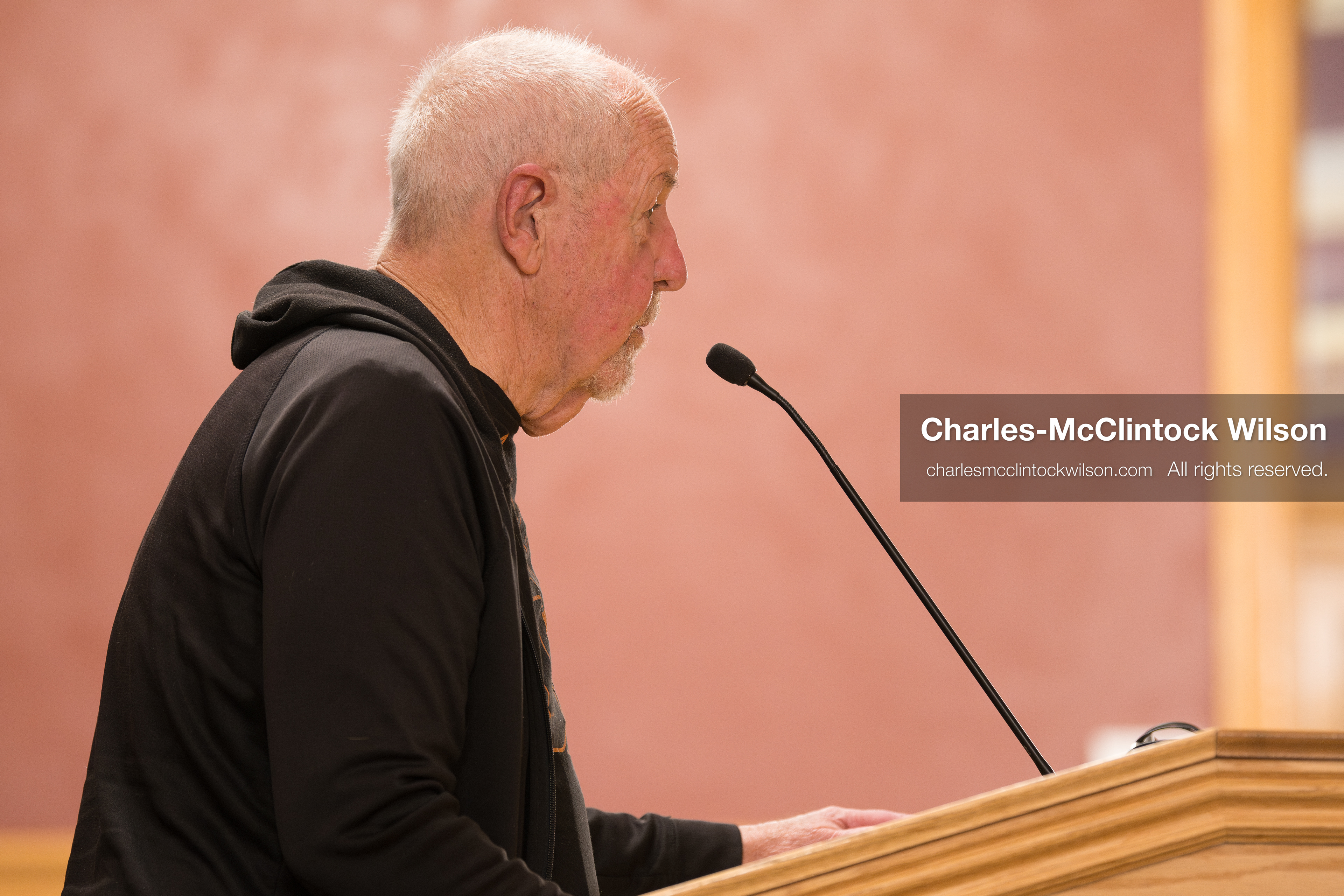 May 5, 2026, Salt Lake City, Utah, USA: A resident speaks during the public comment period of the Salt Lake City Council's formal meeting in Salt Lake City on Tuesday, May 5, 2026. (Credit Image: © Charles-McClintock Wilson/ZUMA Press Wire)