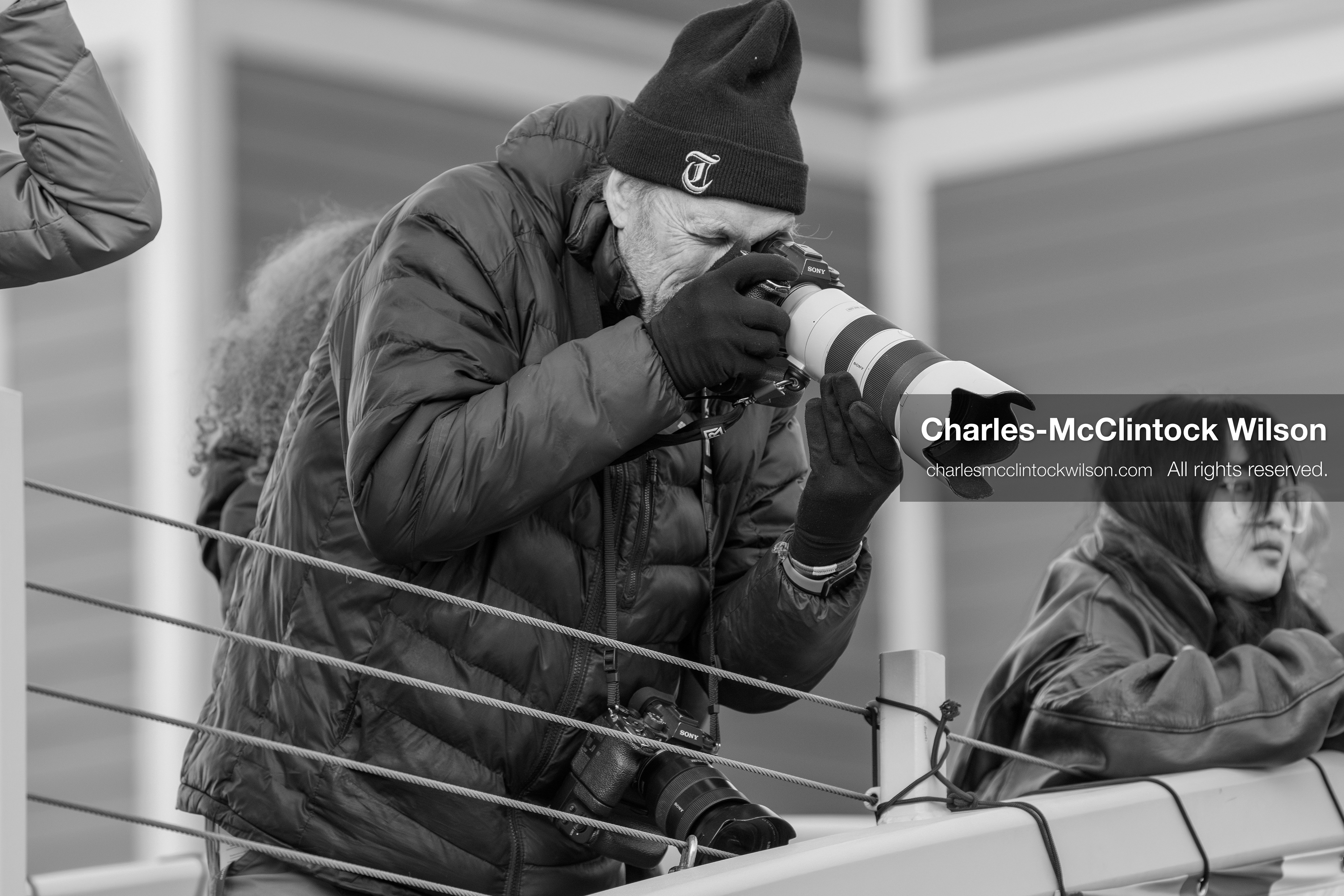January 26, 2026, Park City, Utah, USA: Photographer RICK EGAN of The Salt Lake Tribune documents a protest opposing U.S. Immigration and Customs Enforcement (I.C.E.) ICE agents at the Sundance Film Festival in Park City, Utah, on Monday, Jan. 26, 2026. The event was held in response to the fatal shooting of Alex Pretti by a U.S. Border Patrol officer in Minneapolis. (Credit Image: © Charles McClintock Wilson/ZUMA Press Wire)