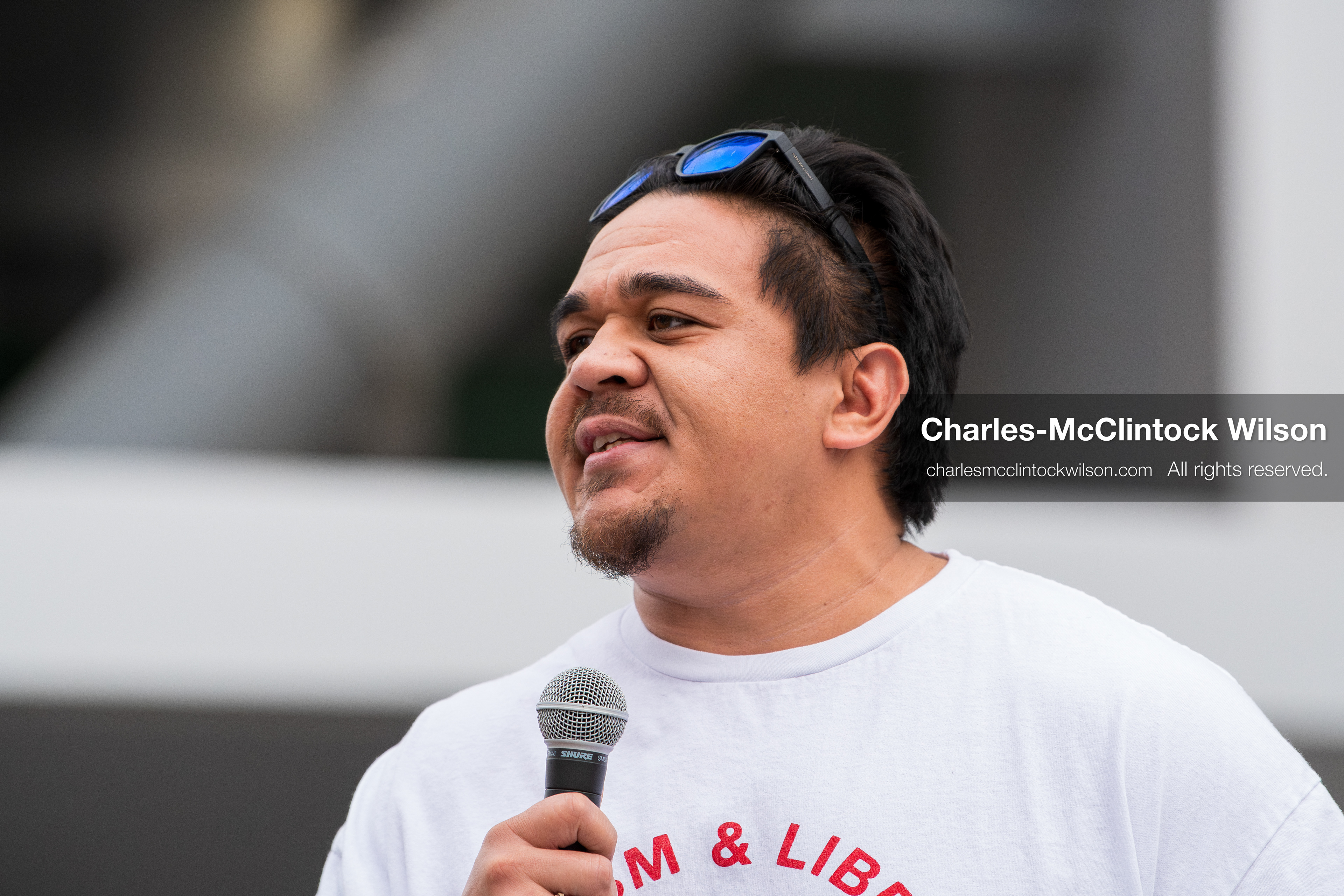 January 3, 2026, Salt Lake City, Utah, USA: A speaker addresses demonstrators during a protest against US military action in Venezuela outside the Wallace Federal Building in Salt Lake City, Utah. The protest was part of a nationwide mobilization opposing airstrikes and foreign intervention. (Credit Image: (c) Charles‑McClintock Wilson/ZUMA Press Wire)