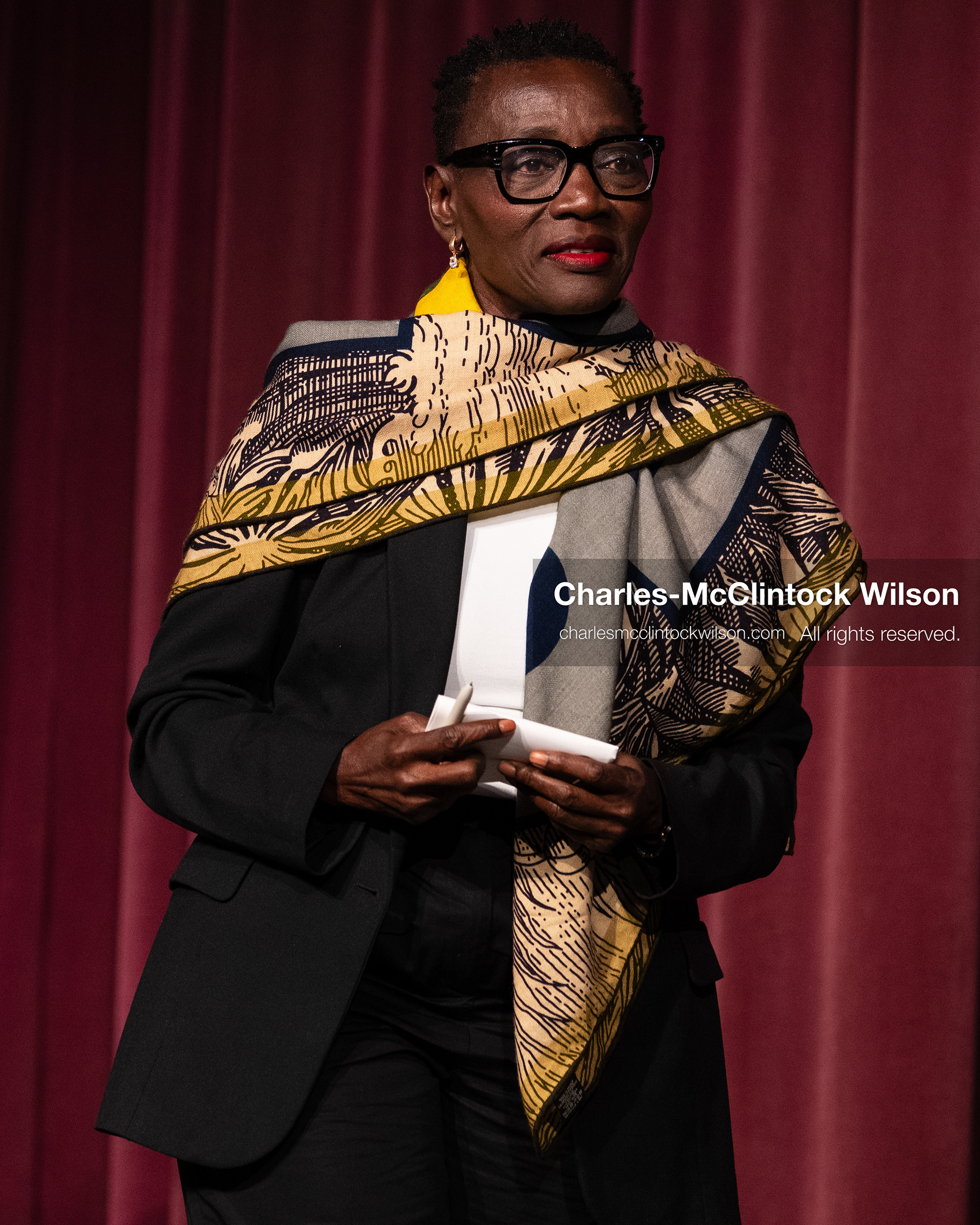 June 24, 2026, Salt Lake City, Utah, USA: Dr. AUMA OBAMA, founder of the Sauti Kuu Foundation and sister of former US president Barack Obama, walks off the stage following her address at the ''You(th) Matter'' community event at Glendale Middle School in Salt Lake City, Utah. (Credit Image: © Charles-McClintock Wilson/ZUMA Press Wire)