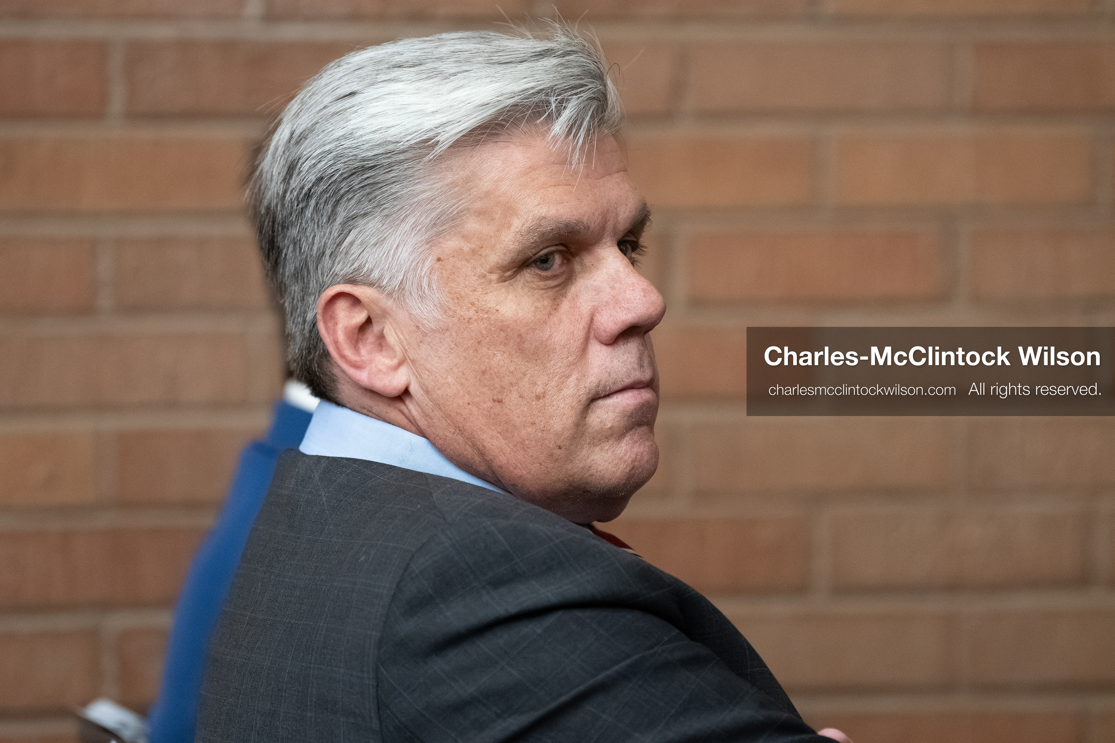 April 10, 2026, Salt Lake City, Utah, USA: Utah state legislator Phil Lyman listens during a “Learing Tour” event headlined by YouTuber Nick Shirley and organized by the Utah Federation of College Republicans at the University of Utah. (Credit Image: © Charles‑McClintock Wilson/ZUMA Press Wire)