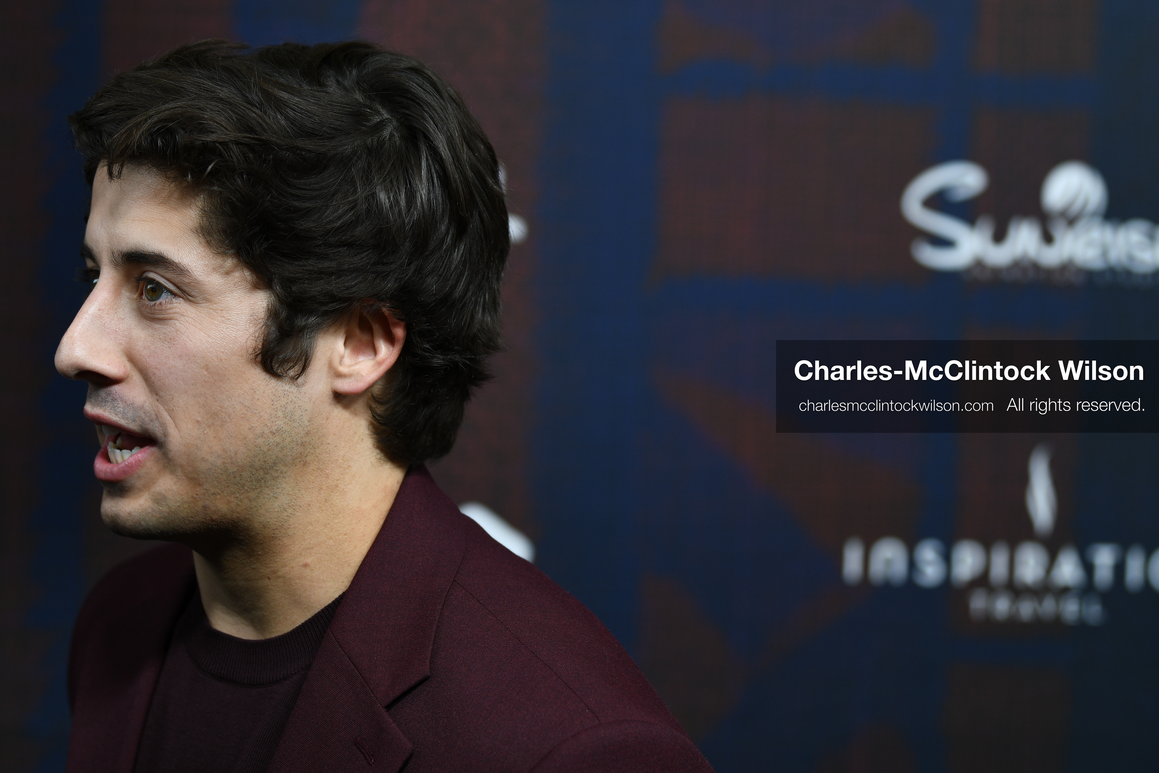 December 8, 2025, Lehi, Utah, USA: BRANDON ENGMAN, voice of young David, arrives for the world premiere of DAVID at Megaplex Theatres Thanksgiving Point in Lehi, Utah, USA. (Credit Image: © Charles-McClintock Wilson/ZUMA Press Wire)