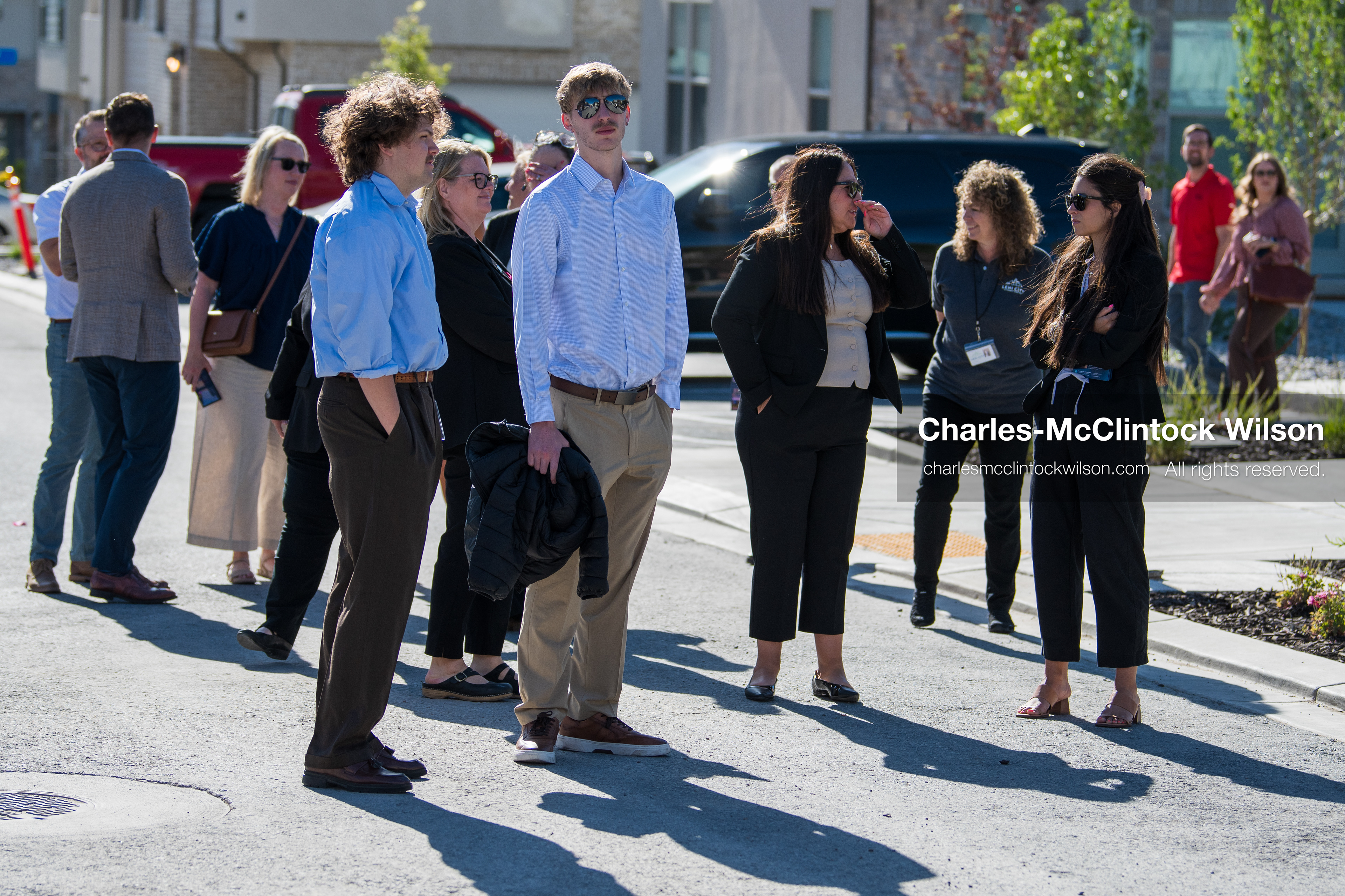 May 28, 2026, Lehi, Utah, USA: Utah Governor SPENCER COX and First Lady ABBY COX arrive for the opening of Innovation Park at Holbrook Farms and the Lehi Rippy Literacy Center on May 28, 2026, in Lehi, Utah. (Credit Image: © Charles‑McClintock Wilson/ZUMA Press Wire)