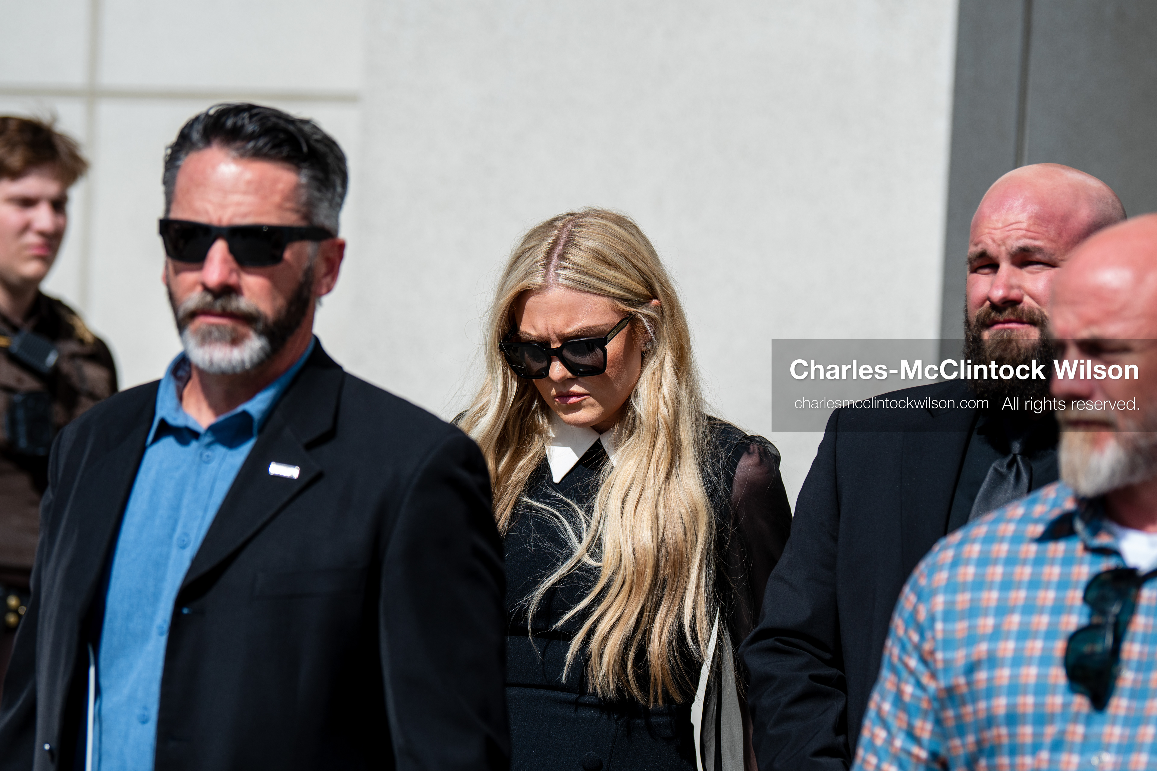 July 6, 2026, Provo, Utah, USA: ERIKA KIRK, CEO of Turning Point USA and widow of conservative activist Charlie Kirk, leaves the Fourth District Court in Provo following the preliminary hearing in the Tyler Robinson case. The hearing will determine whether prosecutors have established probable cause for the case to proceed. (Credit Image: © Charles-McClintock Wilson/ZUMA Press Wire)