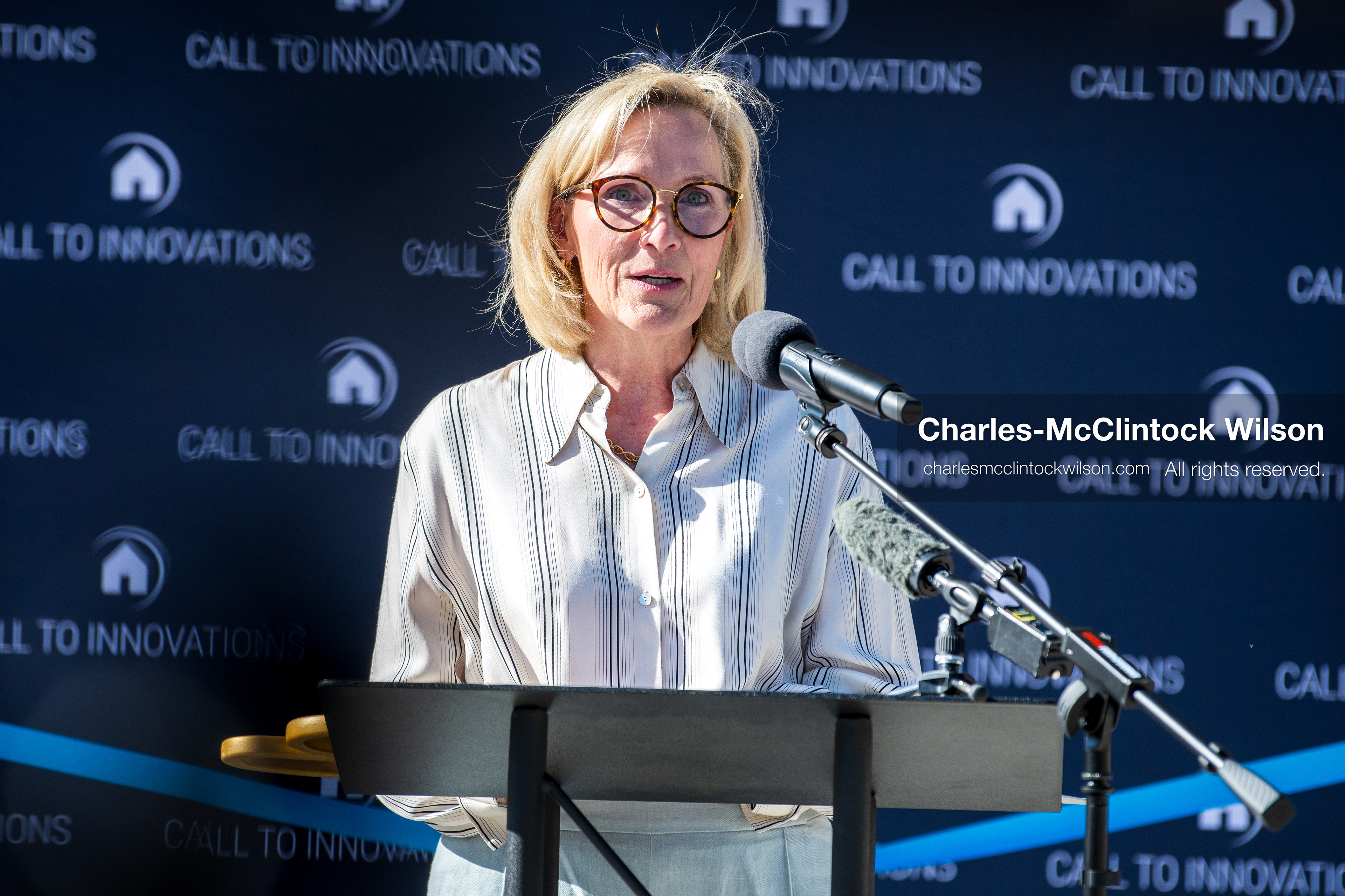 May 28, 2026, Lehi, Utah, USA: CHRISTINE IVORY, cofounder of Ivory Innovations, speaks during the opening of Innovation Park at Holbrook Farms and the Lehi Rippy Literacy Center on May 28 2026 in Lehi Utah. (Credit Image: © Charles-McClintock Wilson/ZUMA Press Wire)