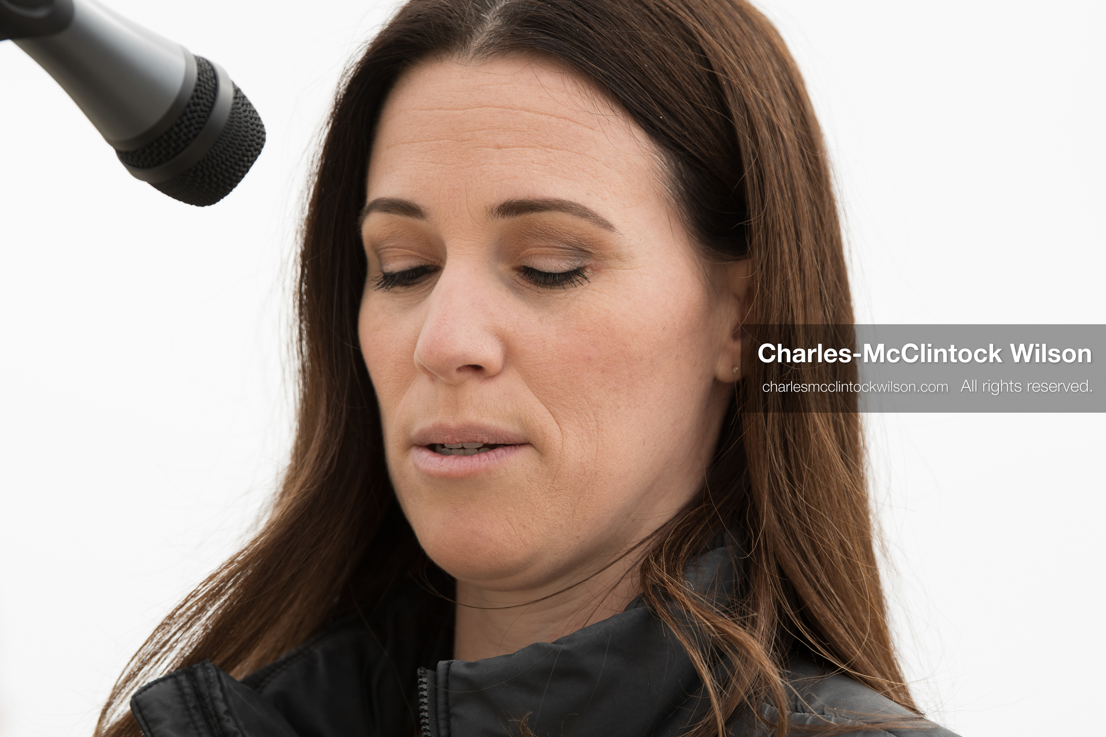 February 28, 2026, Salt Lake City, Utah, USA: STEPHANIE PITCHER, Utah state senator and a Democrat from Utah, speaks during the Stand With Ukraine rally at the Utah State Capitol. The event marked the four year anniversary of the full scale Russian invasion of Ukraine and brought community members together in support of Ukrainians and local humanitarian efforts. (Credit Image: © Charles McClintock Wilson/ZUMA Press Wire)