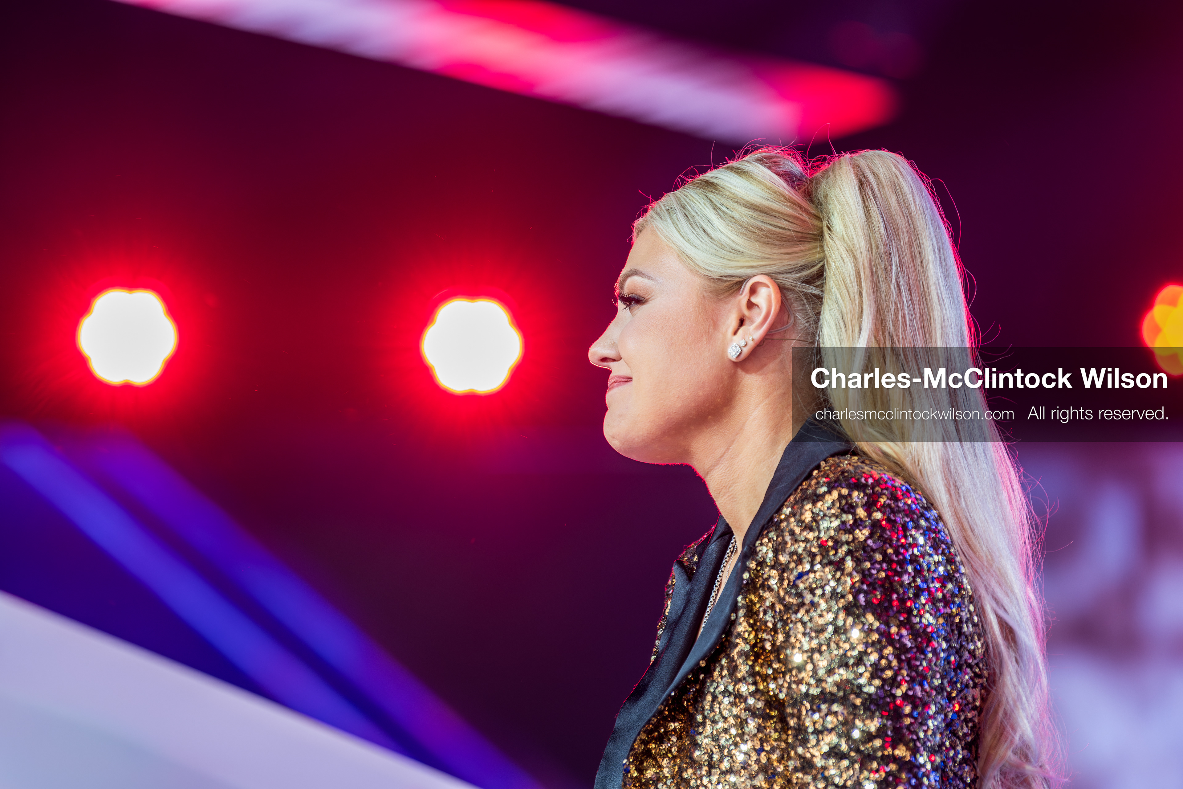 December 18, 2025, Phoenix, Arizona, USA: Mrs. Erika Kirk, CEO of Turning Point USA, speaks during Day One of Turning Point USA’s AmericaFest 2025 at the Phoenix Convention Center in Phoenix, Arizona.   (Credit Image: © Charles‑McClintock Wilson/ZUMA Press Wire)