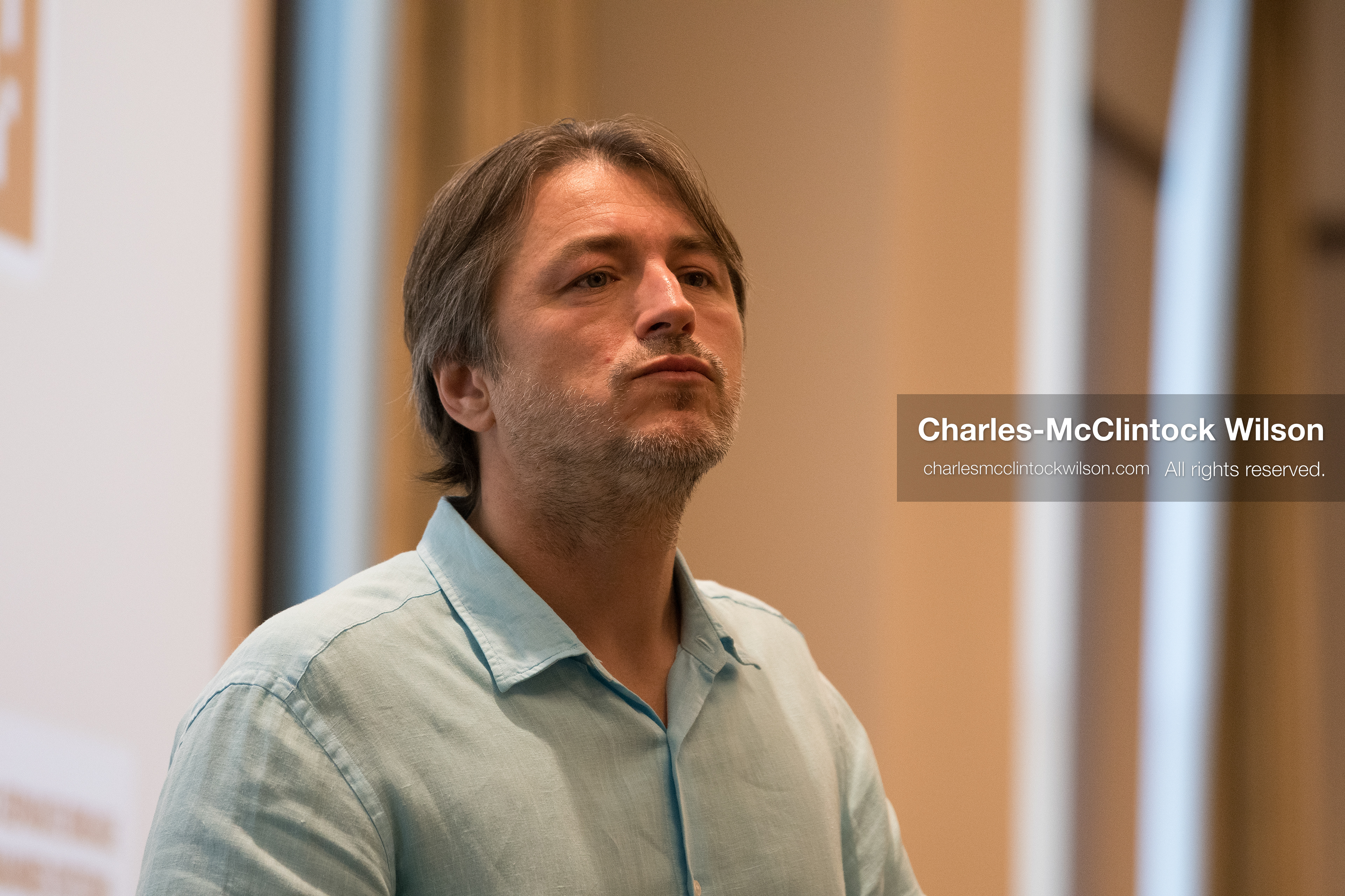  July 23, 2026, Salt Lake City, Utah, USA: Ukrainian activist SERHIY PRYTULA speaks during a community meeting at the Utah State Capitol building in Salt Lake City, Utah, on Thursday, July 23, 2026. The event, titled ''Ukraine in the Fifth Year of the Full-Scale War: An Honest Conversation,'' was hosted by the Prytula Foundation USA to discuss civil defense and ongoing humanitarian aid initiatives. (Credit Image: © Charles-McClintock Wilson/ZUMA Press Wire)
