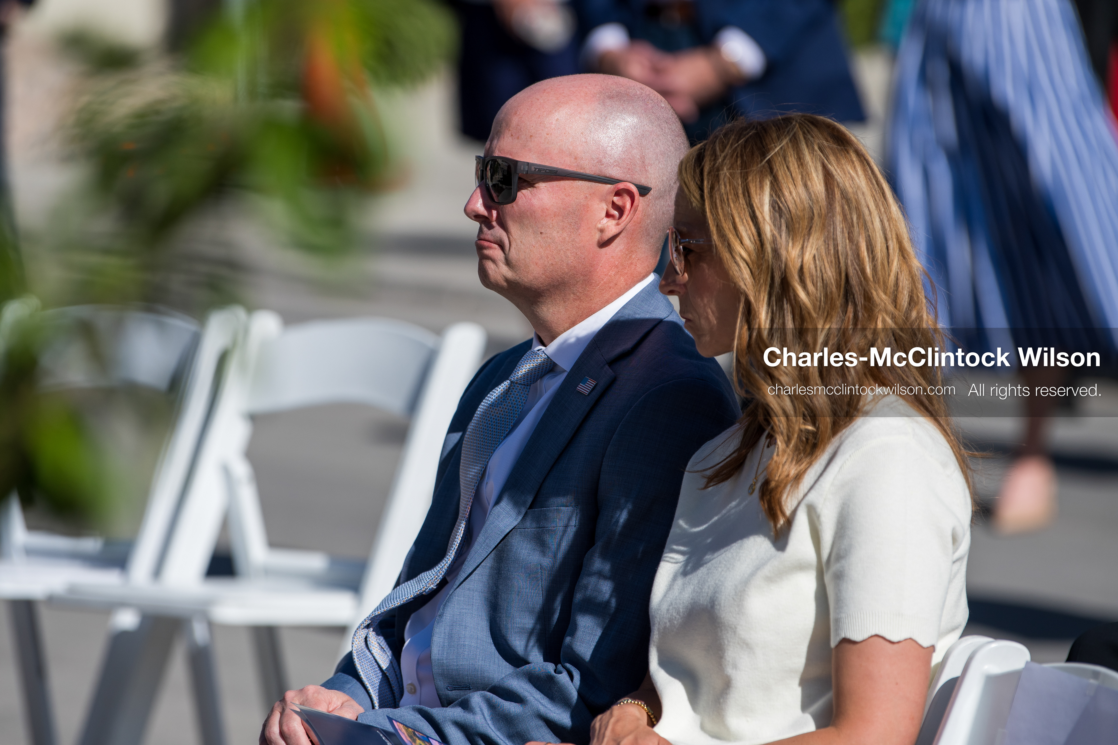 May 28, 2026, Lehi, Utah, USA: Utah Governor SPENCER COX and First Lady ABBY COX attend the opening ceremony for Innovation Park at Holbrook Farms and the Lehi Rippy Literacy Center on May 28, 2026, in Lehi, Utah. (Credit Image: © Charles‑McClintock Wilson/ZUMA Press Wire)