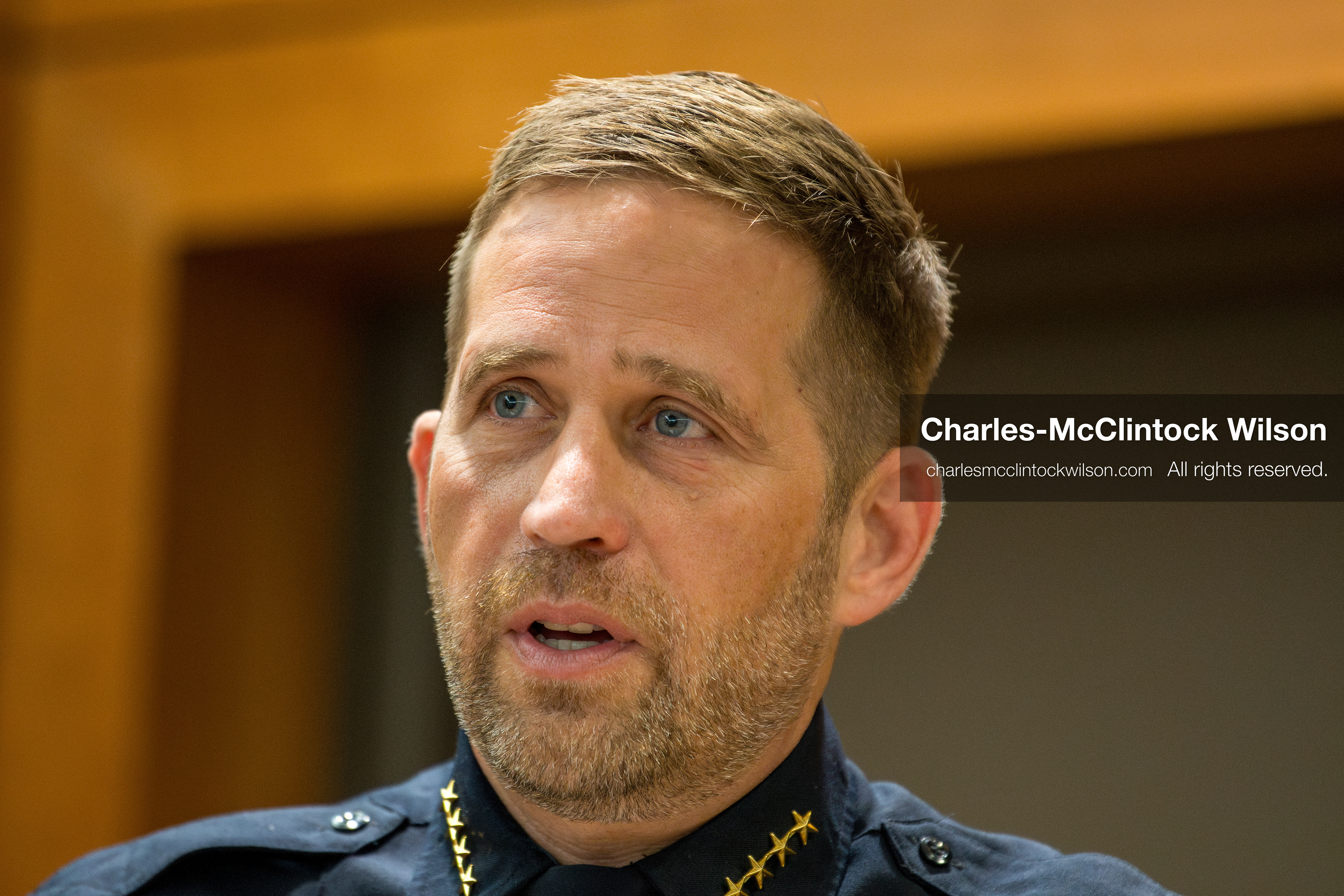 January 8, 2026, Salt Lake City, Utah, USA: Salt Lake City Police Chief BRIAN REDD speaks during a press conference at the Salt Lake City Public Safety Building in Salt Lake City, Utah, on Jan. 8, 2026. Officials provided updates on the investigation into the shooting outside an LDS meetinghouse on Redwood Road the previous night, where 38 year old Sione Vatuvei and 46 year old Vaea Tulikihihifo were killed and six others were wounded during a memorial service. Police said they have solid leads and are reviewing surveillance video and license plate reader data. (Credit Image: © Charles-McClintock Wilson/ZUMA Press Wire)