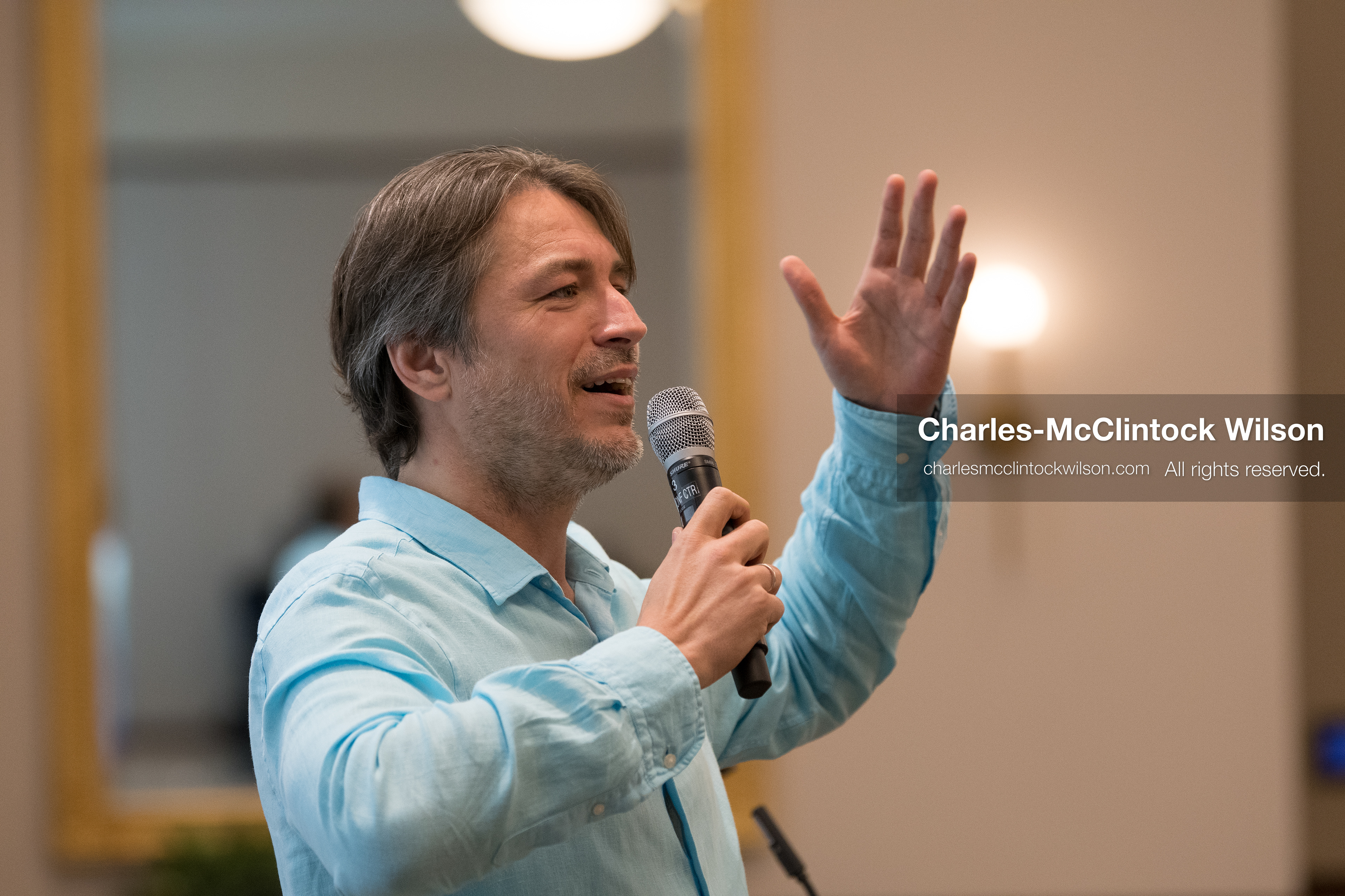  July 23, 2026, Salt Lake City, Utah, USA: Ukrainian activist SERHIY PRYTULA speaks during a community meeting at the Utah State Capitol building in Salt Lake City, Utah, on Thursday, July 23, 2026. The event, titled ''Ukraine in the Fifth Year of the Full-Scale War: An Honest Conversation,'' was hosted by the Prytula Foundation USA to discuss civil defense and ongoing humanitarian aid initiatives. (Credit Image: © Charles-McClintock Wilson/ZUMA Press Wire)