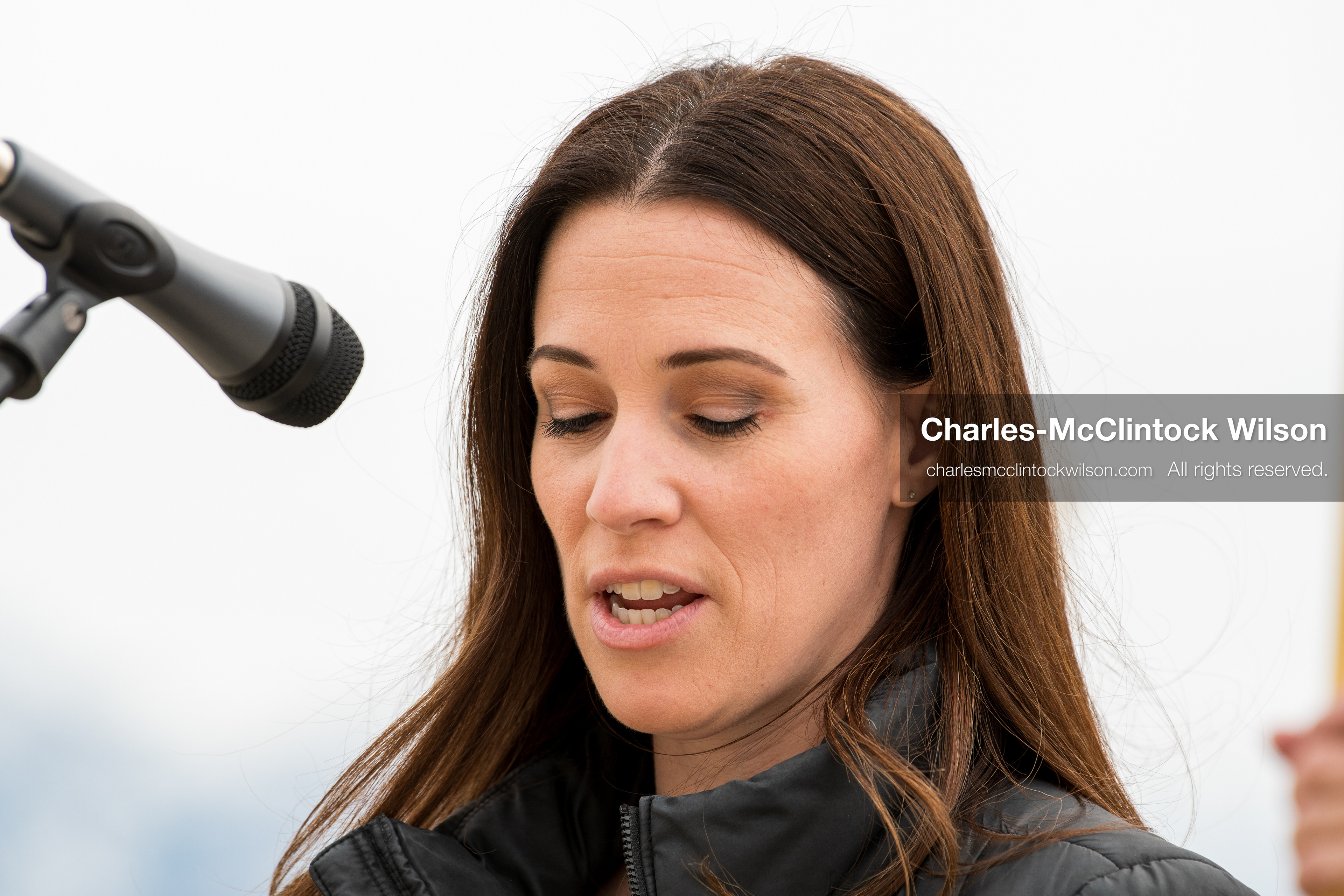 February 28, 2026, Salt Lake City, Utah, USA: STEPHANIE PITCHER, Utah state senator and a Democrat from Utah, speaks during the Stand With Ukraine rally at the Utah State Capitol. The event marked the four year anniversary of the full scale Russian invasion of Ukraine and brought community members together in support of Ukrainians and local humanitarian efforts. (Credit Image: © Charles McClintock Wilson/ZUMA Press Wire)