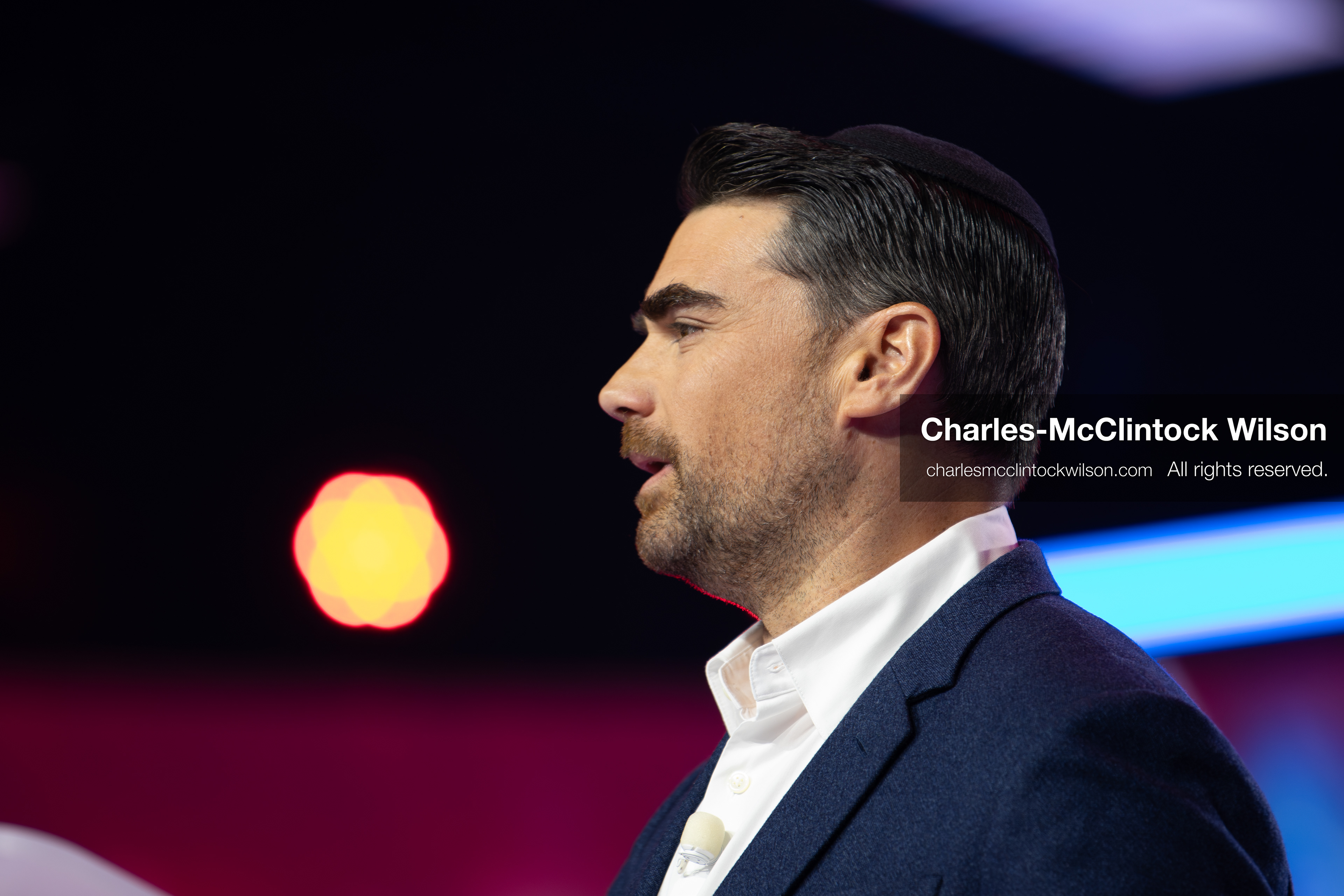 December 18, 2025, Phoenix, Arizona, USA: Ben Shapiro speaks during Day One of Turning Point USA’s AmericaFest 2025 at the Phoenix Convention Center in Phoenix, Arizona.   (Credit Image: © Charles‑McClintock Wilson/ZUMA Press Wire)