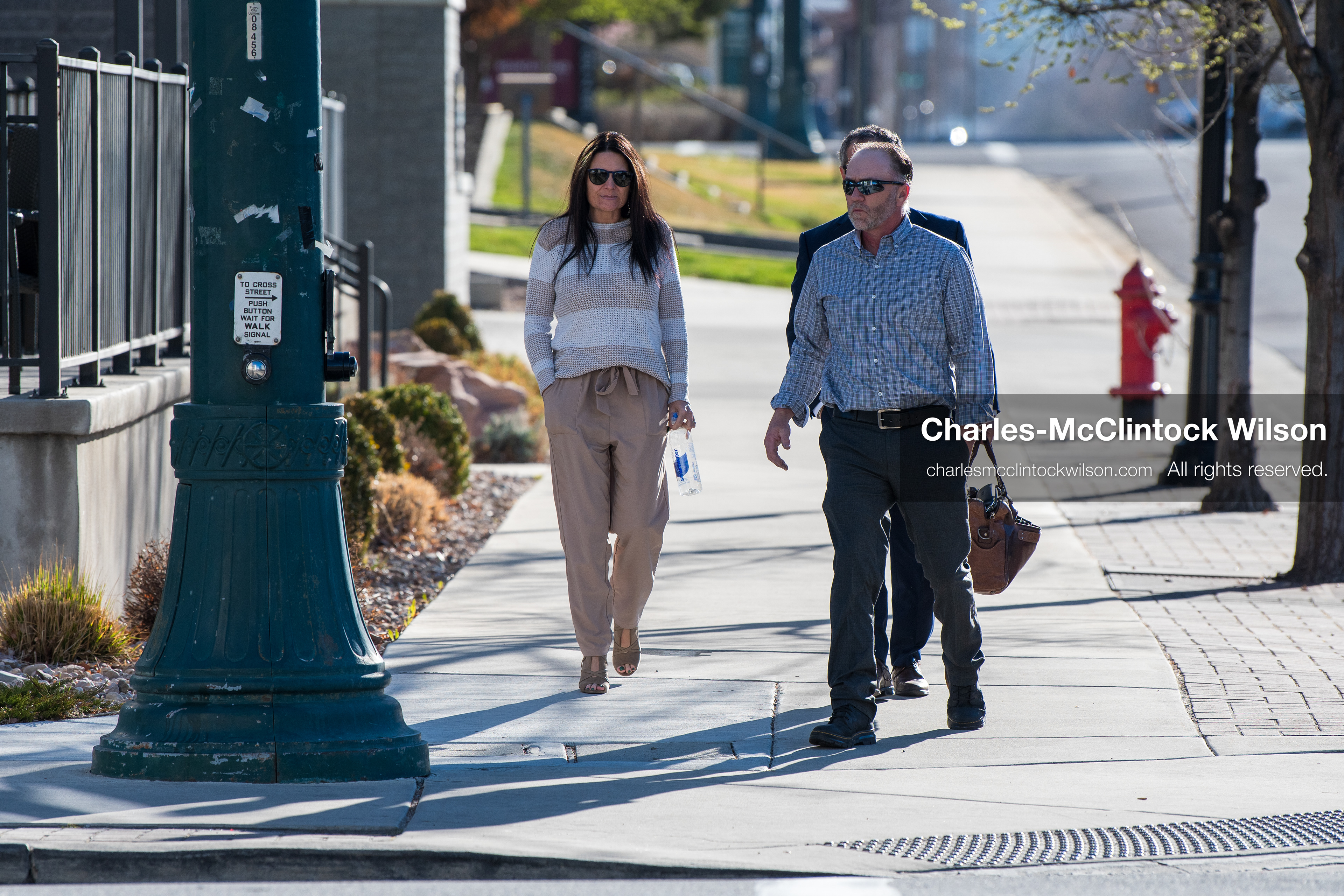 March 13, 2026, Provo, Utah, USA: Matt and Amber Robinson, parents of Tyler Robinson, arrive at the Fourth District Court in Provo, Utah, with defense attorney Richard G. Novak on March 13, 2026, for a hearing on media access in the case involving the death of Charlie Kirk. (Credit Image: © Charles-McClintock Wilson/ZUMA Press Wire)