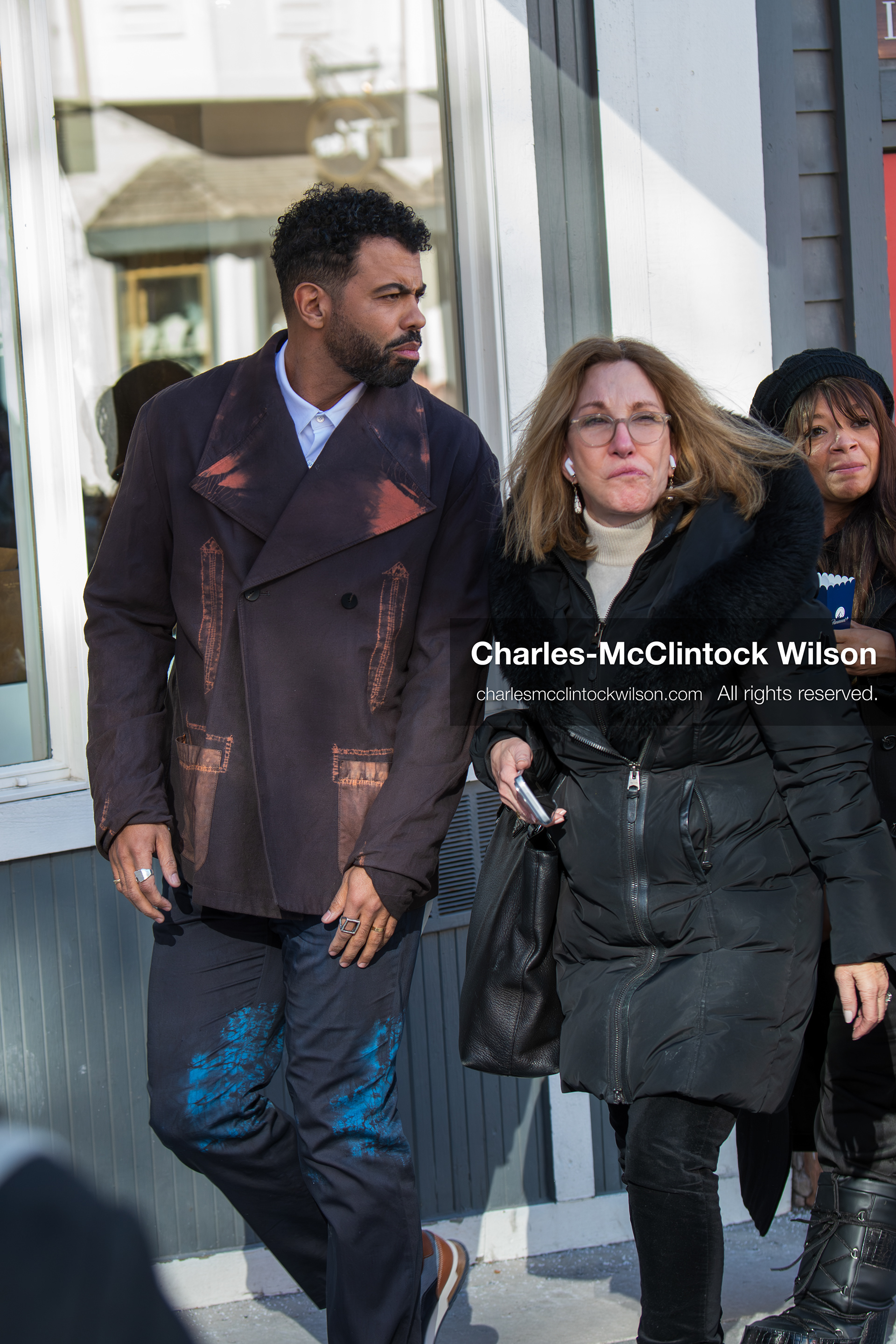 January 26, 2026, Park City, Utah, USA: US actor DAVEED DIGGS greets fans outside The Vulture Spot during the 2026 Sundance Film Festival in Park City, Utah. (Credit Image: © Charles McClintock Wilson/ZUMA Press Wire)