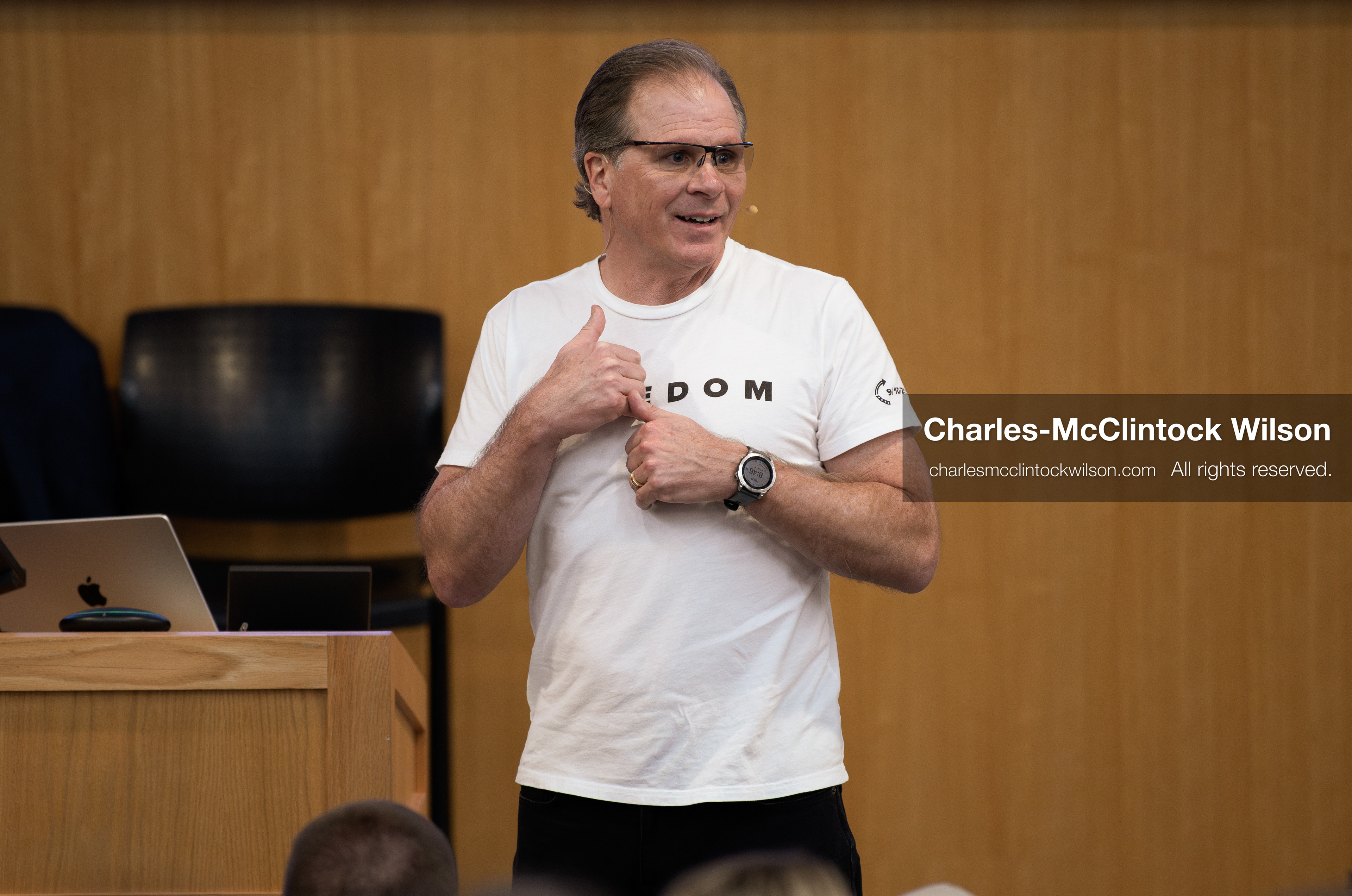 March 26, 2026, Orem, Utah, USA: US author, Christian apologist, and founder of http://CrossExamined.org Frank Turek speaks during a stop on his “Change My Mind” College Tour at Utah Valley University in Orem, Utah. The event, hosted by Ratio Christi, included discussions on faith, philosophy, and the problem of evil. (Credit Image: © Charles-McClintock Wilson/ZUMA Press Wire)