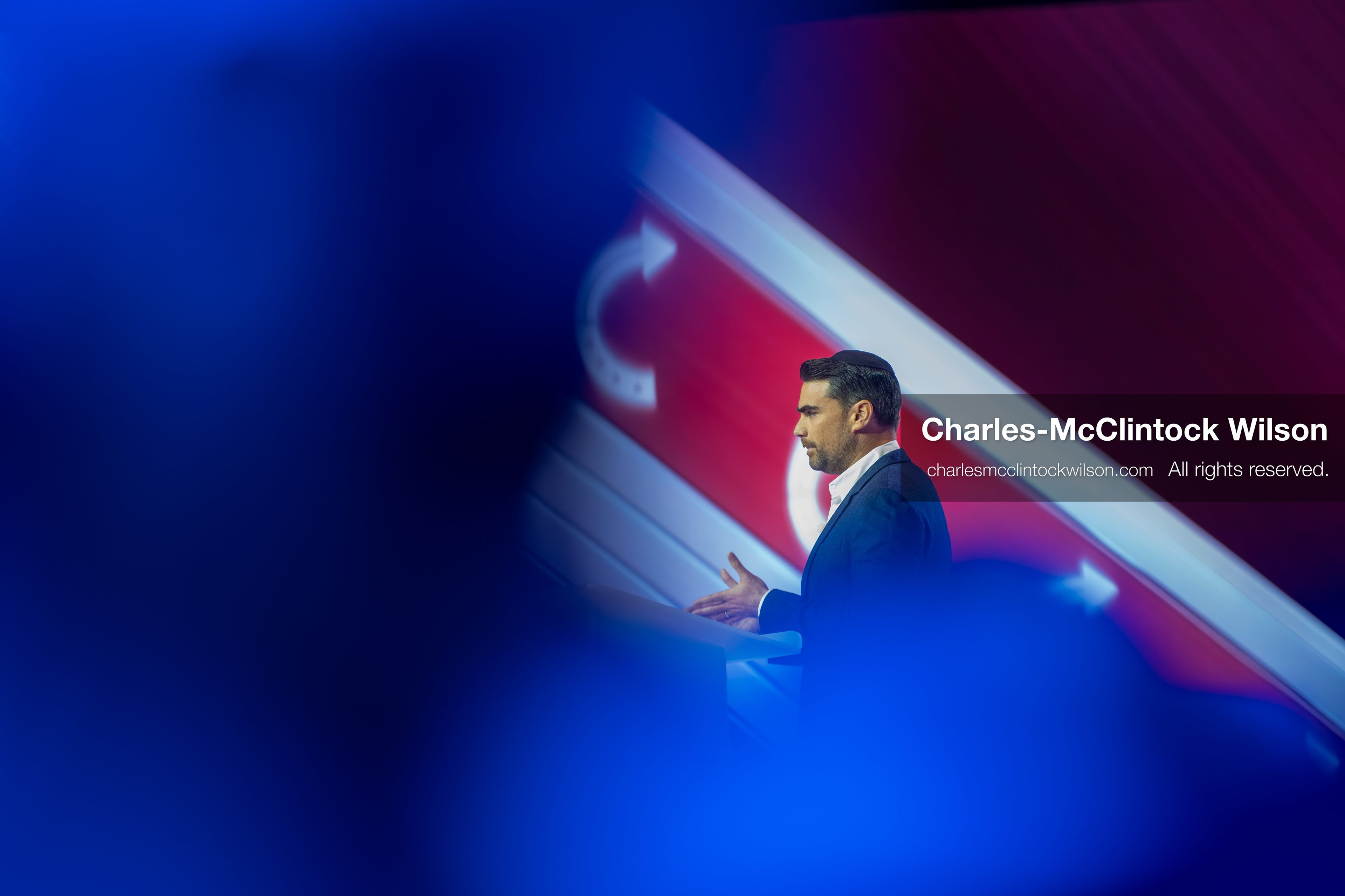 December 18, 2025, Phoenix, Arizona, USA: Ben Shapiro speaks during Day One of Turning Point USA’s AmericaFest 2025 at the Phoenix Convention Center in Phoenix, Arizona.   (Credit Image: © Charles‑McClintock Wilson/ZUMA Press Wire)