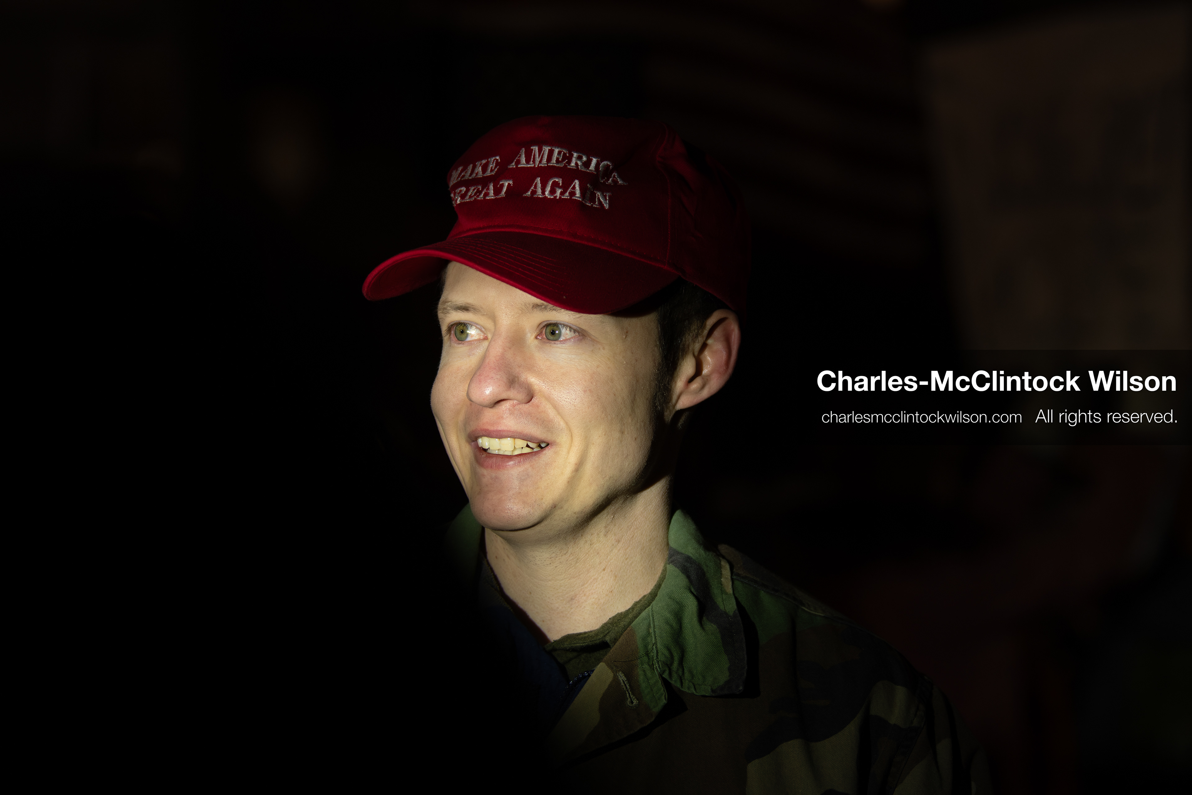 January 8, 2026, Salt Lake City, Utah, USA: A demonstrator wearing a Make America Great Again hat stands at Pioneer Park in Salt Lake City Utah during an anti ICE protest on Jan 8 2026. The rally followed the death of Renee Nicole Good during an encounter with immigration authorities in Minneapolis and drew hundreds calling for accountability and changes to enforcement practices. (Credit Image: © Charles-McClintock Wilson/ZUMA Press Wire)