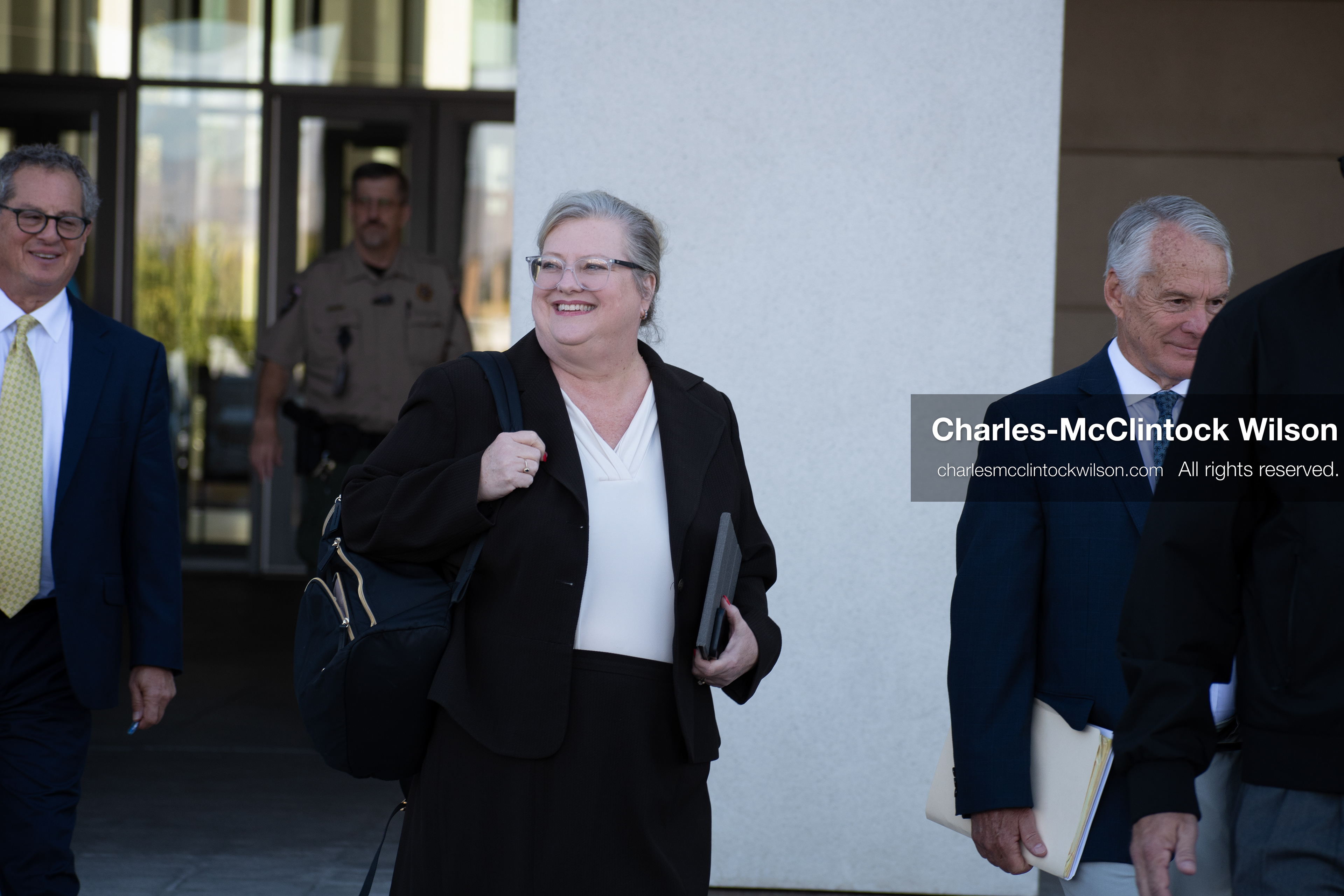 SEPTEMBER 29, 2025 — PROVO, UTAH, USA: Kathryn Nester, attorney for Tyler Robinson, walks outside the Utah County Court ahead of a waiver hearing. Robinson, charged with aggravated murder in the September 10 shooting death of conservative activist Charlie Kirk at Utah Valley University, appeared virtually for the proceedings. (Credit Image: © Charles‑McClintock Wilson / ZUMA Press Wire)