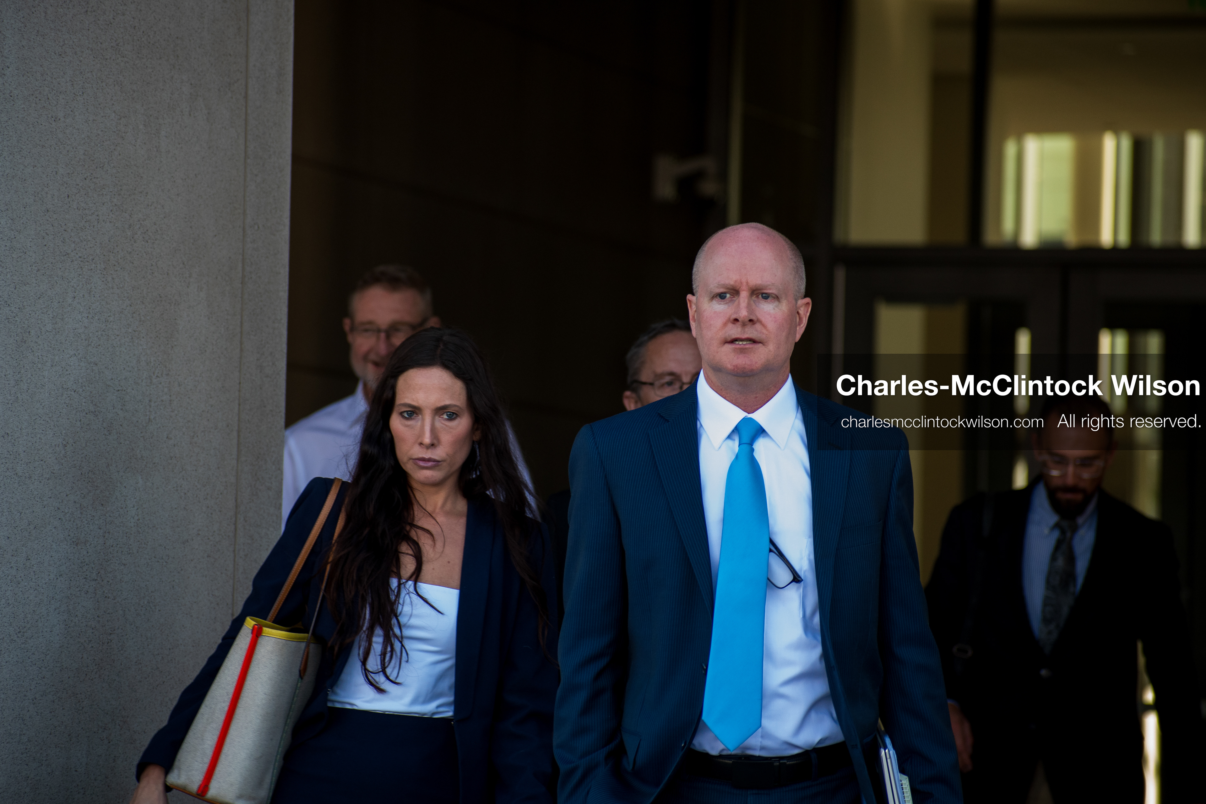 SEPTEMBER 29, 2025 — PROVO, UTAH, USA: Chad Grunander, prosecutor with the Utah County Attorney’s Office, walks outside the Utah County Court ahead of a waiver hearing for Tyler Robinson. Robinson, charged with aggravated murder in the September 10 shooting death of conservative activist Charlie Kirk at Utah Valley University, appeared virtually for the proceedings. (Credit Image: © Charles‑McClintock Wilson / ZUMA Press Wire)