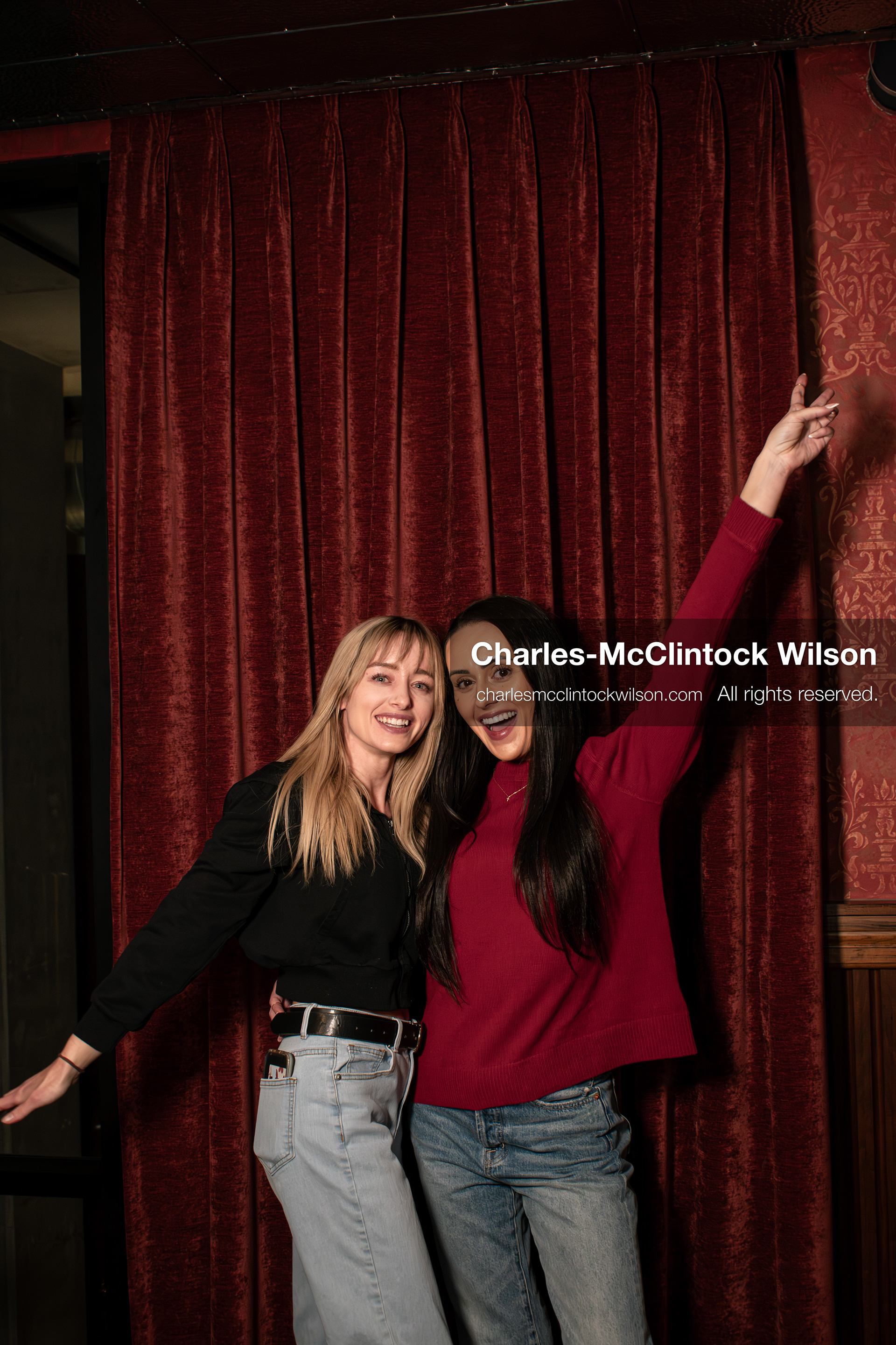 November 22, 2025 – Salt Lake City, Utah, USA: Billie Webb and Brandi Siciliani pose for a photo following the recording of an episode of The Brandi & Billie Show. The independently produced podcast is known for its long-form commentary on politics, culture, and major world events. (Credit Image: © Charles‑McClintock Wilson)