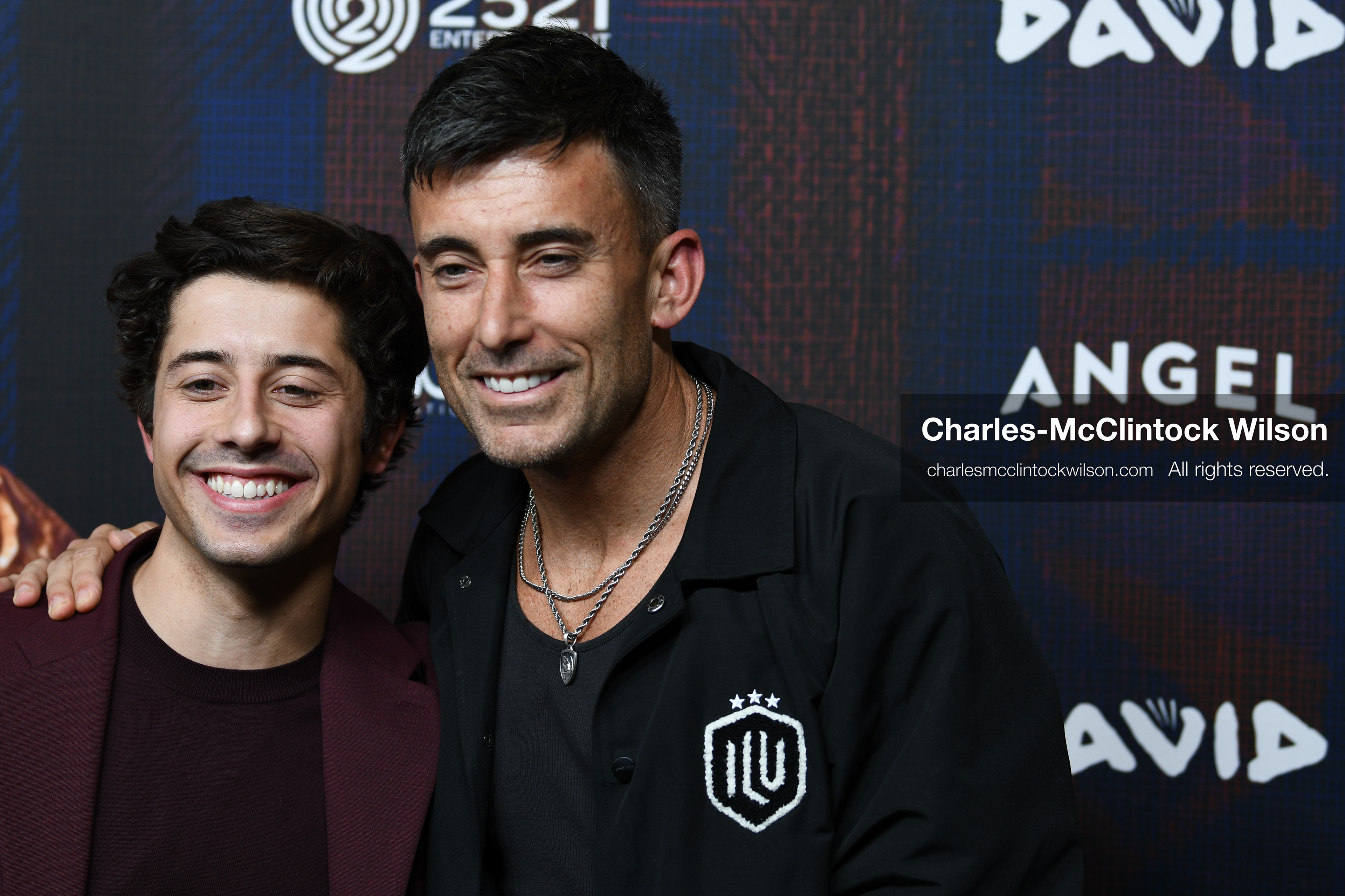 December 8, 2025, Lehi, Utah, USA: BRANDON ENGMAN and PHIL WICKHAM attend the world premiere of DAVID at Megaplex Theatres Thanksgiving Point in Lehi, Utah, USA. (Credit Image: © Charles-McClintock Wilson/ZUMA Press Wire)