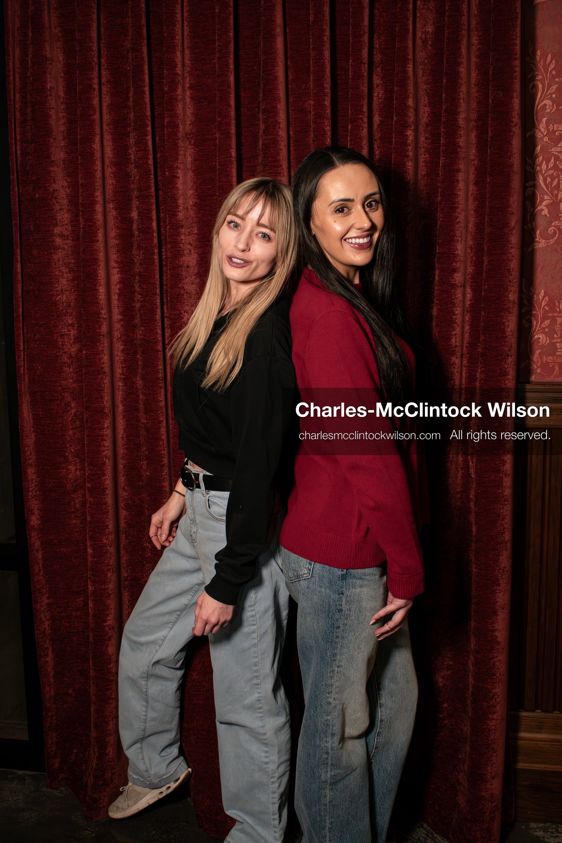 November 22, 2025 – Salt Lake City, Utah, USA: Billie Webb and Brandi Siciliani pose for a photo following the recording of an episode of The Brandi & Billie Show. The independently produced podcast is known for its long-form commentary on politics, culture, and major world events. (Credit Image: © Charles‑McClintock Wilson)