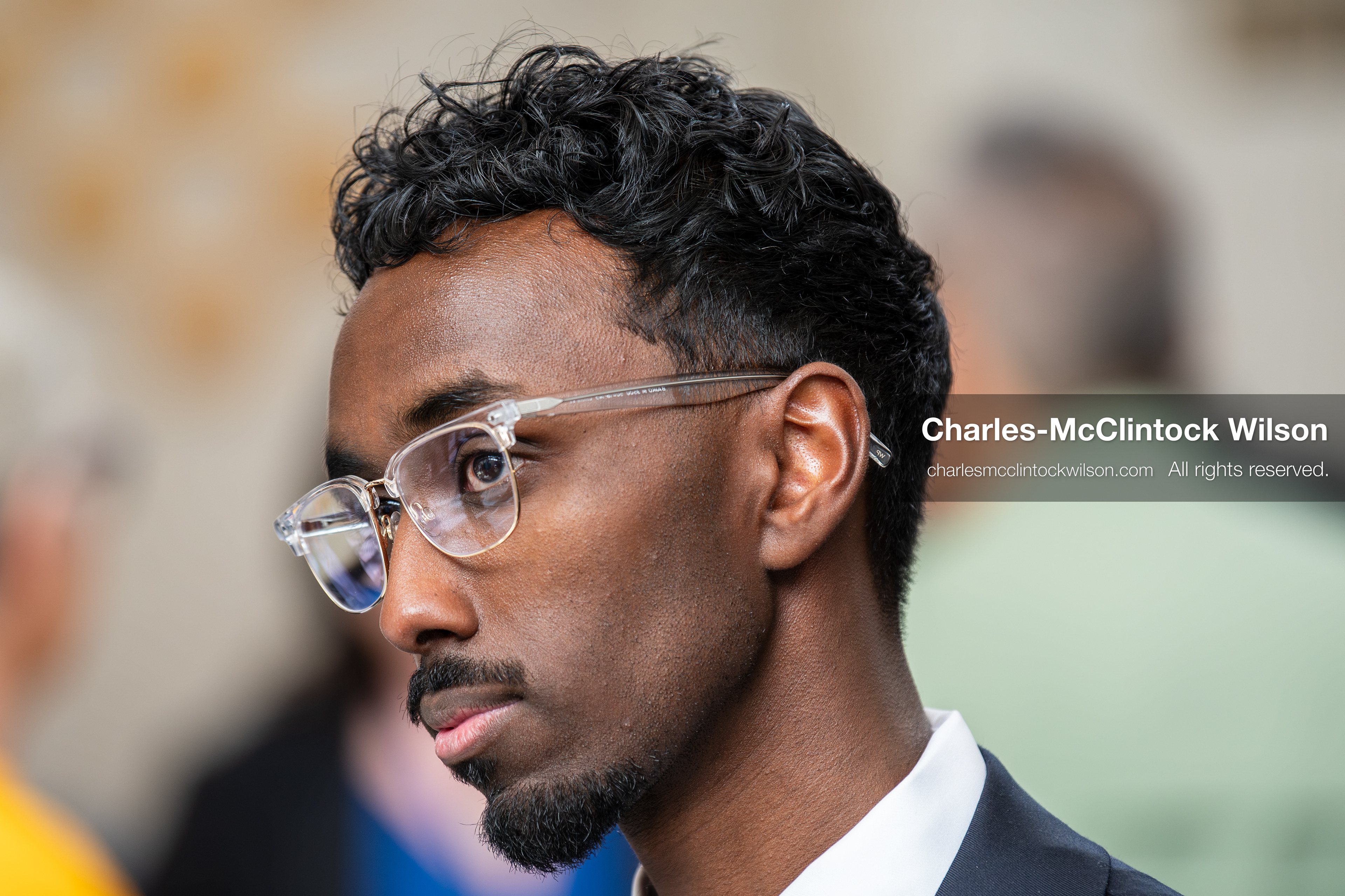 April 25, 2026, Sandy, Utah, USA: LIBAN MOHAMED, a candidate for the Democratic nomination in Utah's 1st Congressional District, attends the 2026 Utah Democratic Convention at Jordan High School in Sandy. (Credit Image: © Charles-McClintock Wilson/ZUMA Press Wire)