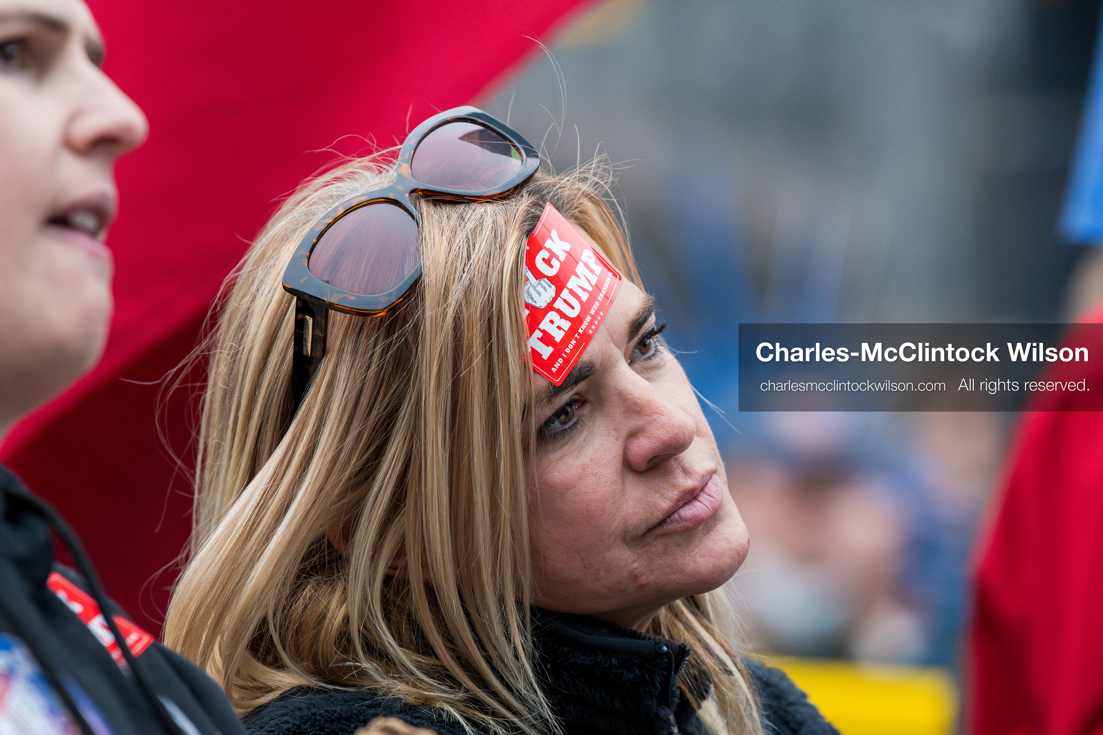 January 3, 2026, Salt Lake City, Utah, USA: A demonstrator participates in a protest against US action in Venezuela outside the Wallace Federal Building in Salt Lake City, Utah. Protesters held signs and flags as part of a nationwide mobilization responding to recent military developments. (Credit Image: (c) Charles‑McClintock Wilson/ZUMA Press Wire)