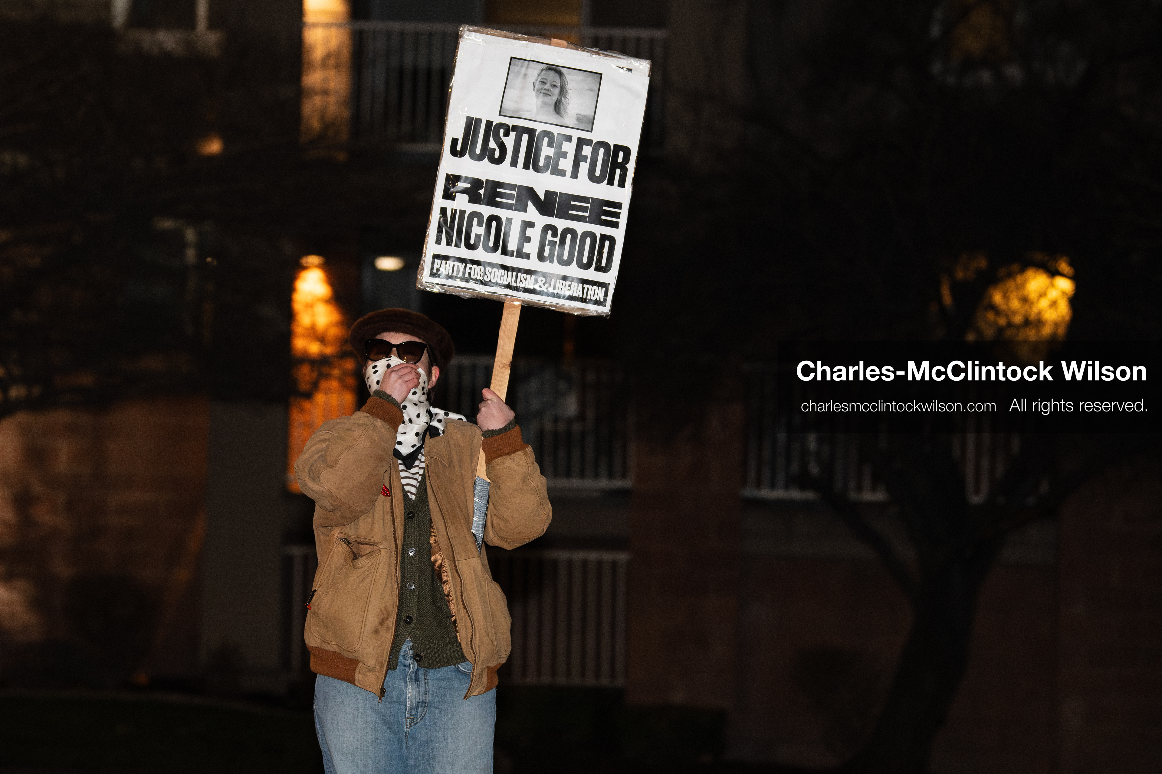 January 8, 2026, Salt Lake City, Utah, USA: A demonstrator holds a sign during an anti ICE protest at Pioneer Park in Salt Lake City Utah on Jan 8 2026. The rally followed the death of Renee Nicole Good a Minneapolis woman who was fatally shot during an encounter with immigration authorities and drew hundreds calling for accountability and changes to enforcement practices. (Credit Image: © Charles-McClintock Wilson/ZUMA Press Wire)