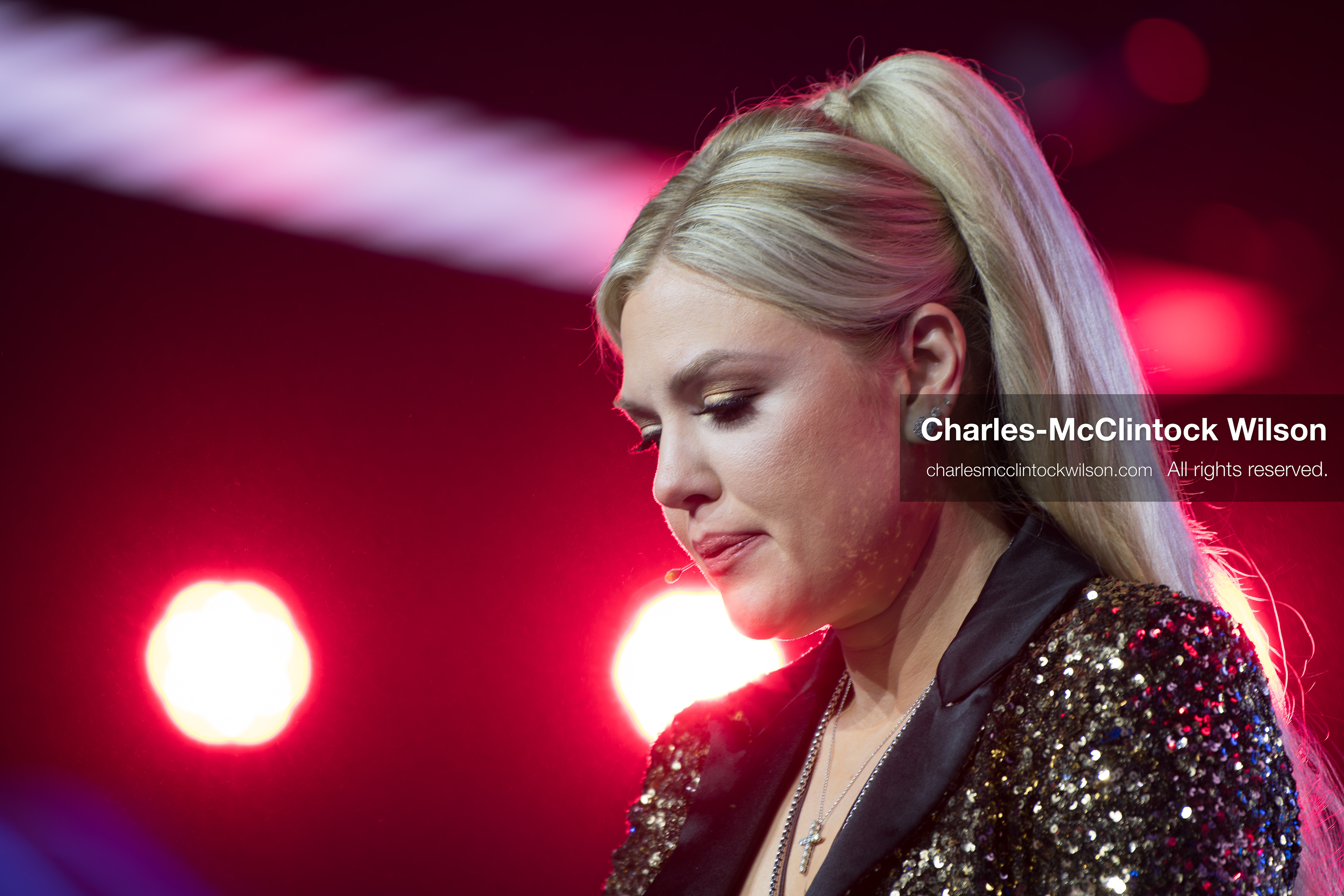December 18, 2025, Phoenix, Arizona, USA: Mrs. Erika Kirk, CEO of Turning Point USA, speaks during Day One of Turning Point USA’s AmericaFest 2025 at the Phoenix Convention Center in Phoenix, Arizona.   (Credit Image: © Charles‑McClintock Wilson/ZUMA Press Wire)