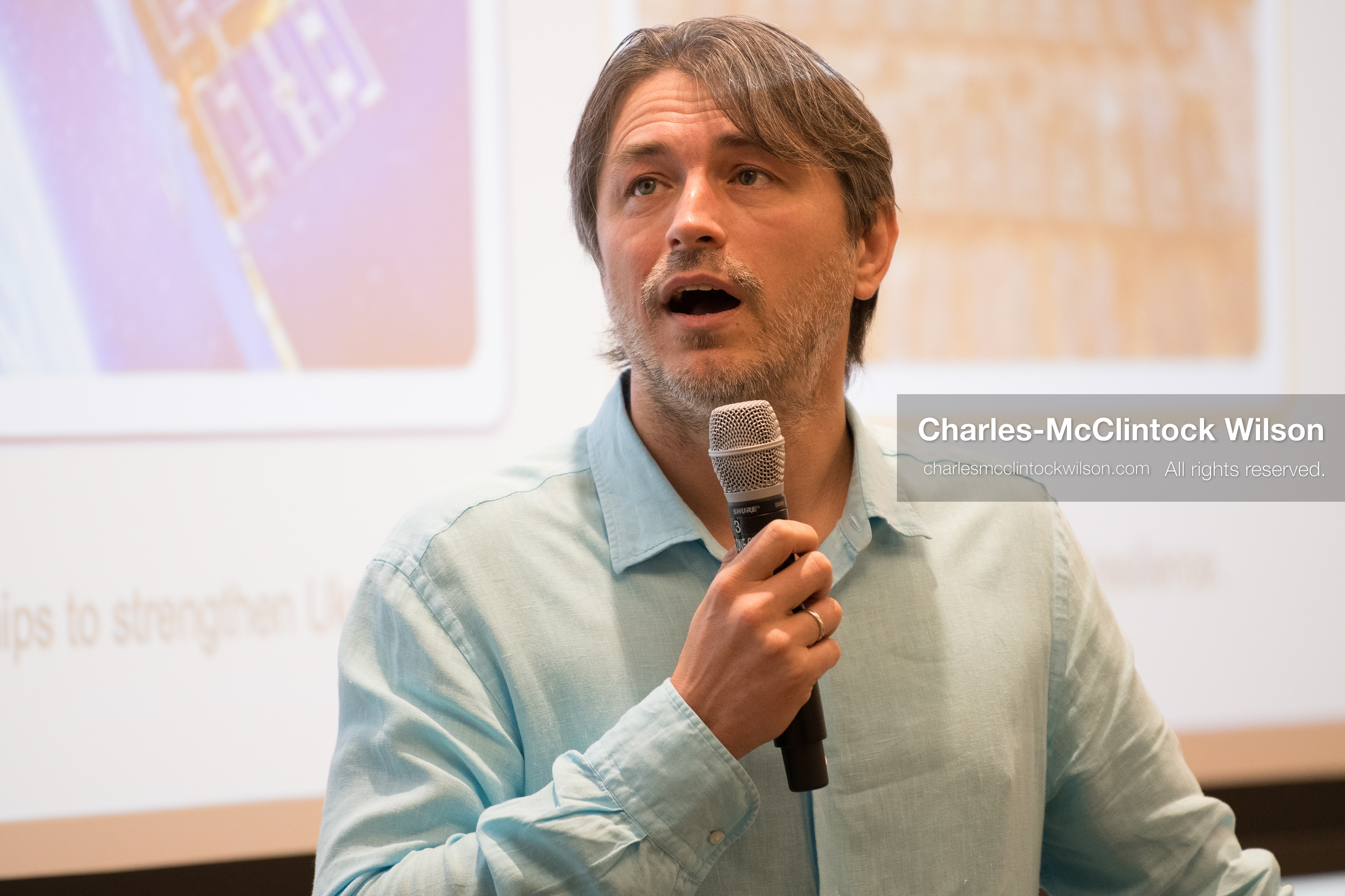  July 23, 2026, Salt Lake City, Utah, USA: Ukrainian activist SERHIY PRYTULA speaks during a community meeting at the Utah State Capitol building in Salt Lake City, Utah, on Thursday, July 23, 2026. The event, titled ''Ukraine in the Fifth Year of the Full-Scale War: An Honest Conversation,'' was hosted by the Prytula Foundation USA to discuss civil defense and ongoing humanitarian aid initiatives. (Credit Image: © Charles-McClintock Wilson/ZUMA Press Wire)