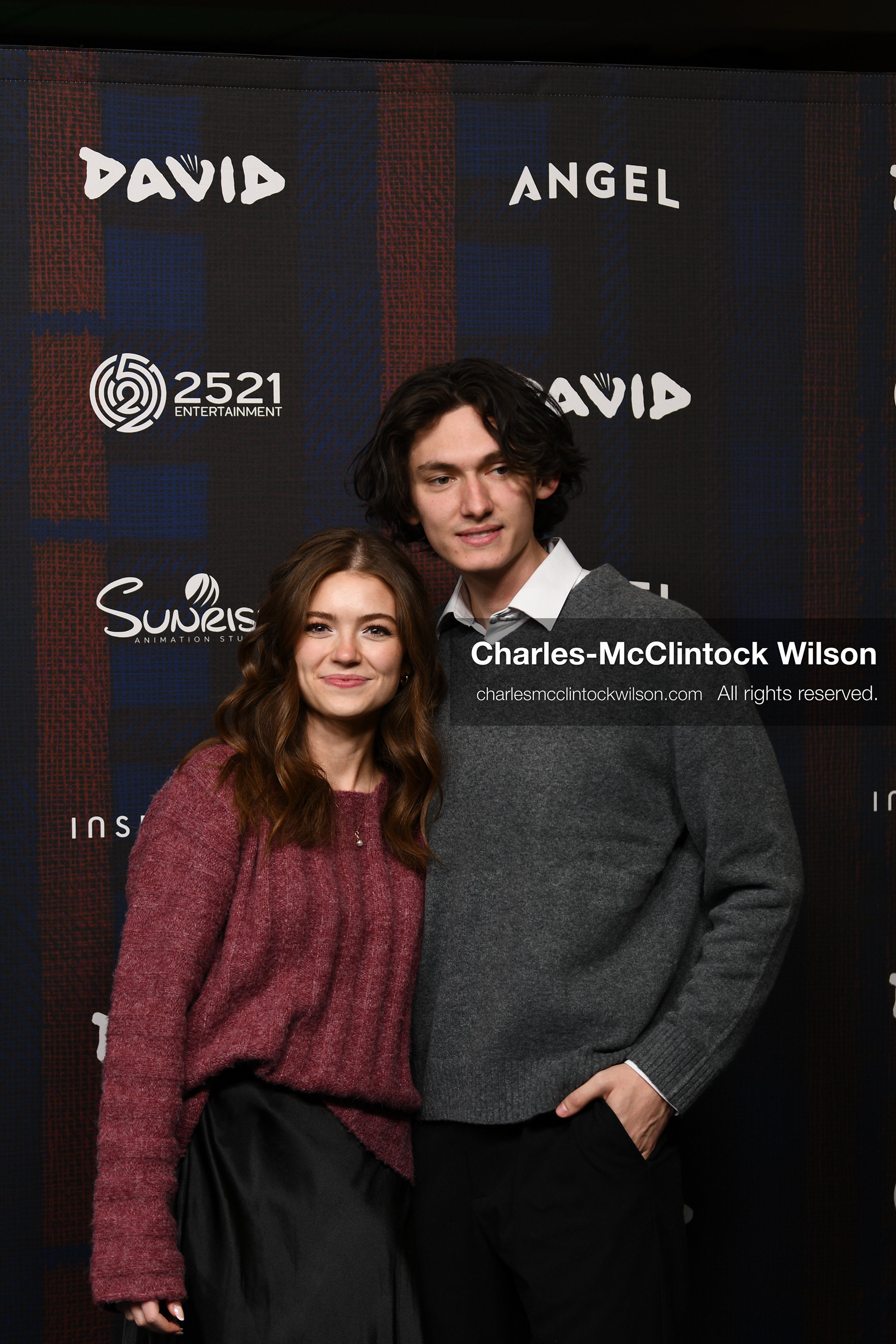 December 8, 2025, Lehi, Utah, USA: JORDAN MAE and JARON HOMER attend the world premiere of DAVID at Megaplex Theatres Thanksgiving Point in Lehi, Utah, USA. (Credit Image: © Charles-McClintock Wilson/ZUMA Press Wire)