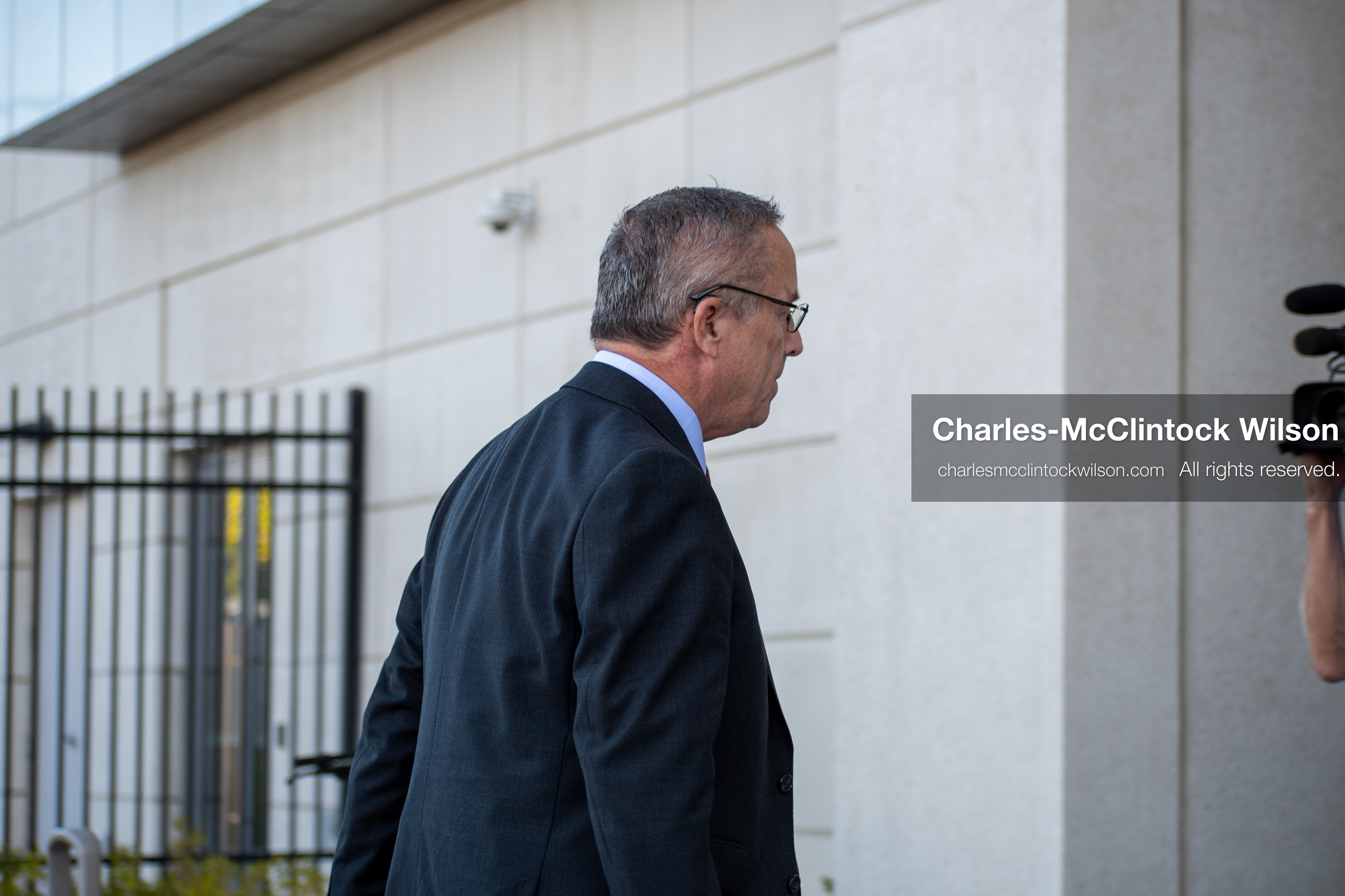 SEPTEMBER 29, 2025 — PROVO, UTAH, USA: Utah County Attorney Jeffrey Gray walks outside the Utah County Court ahead of a waiver hearing for Tyler Robinson. Robinson, charged with aggravated murder in the September 10 shooting death of conservative activist Charlie Kirk at Utah Valley University, appeared virtually for the proceedings. (Credit Image: © Charles‑McClintock Wilson / ZUMA Press Wire)